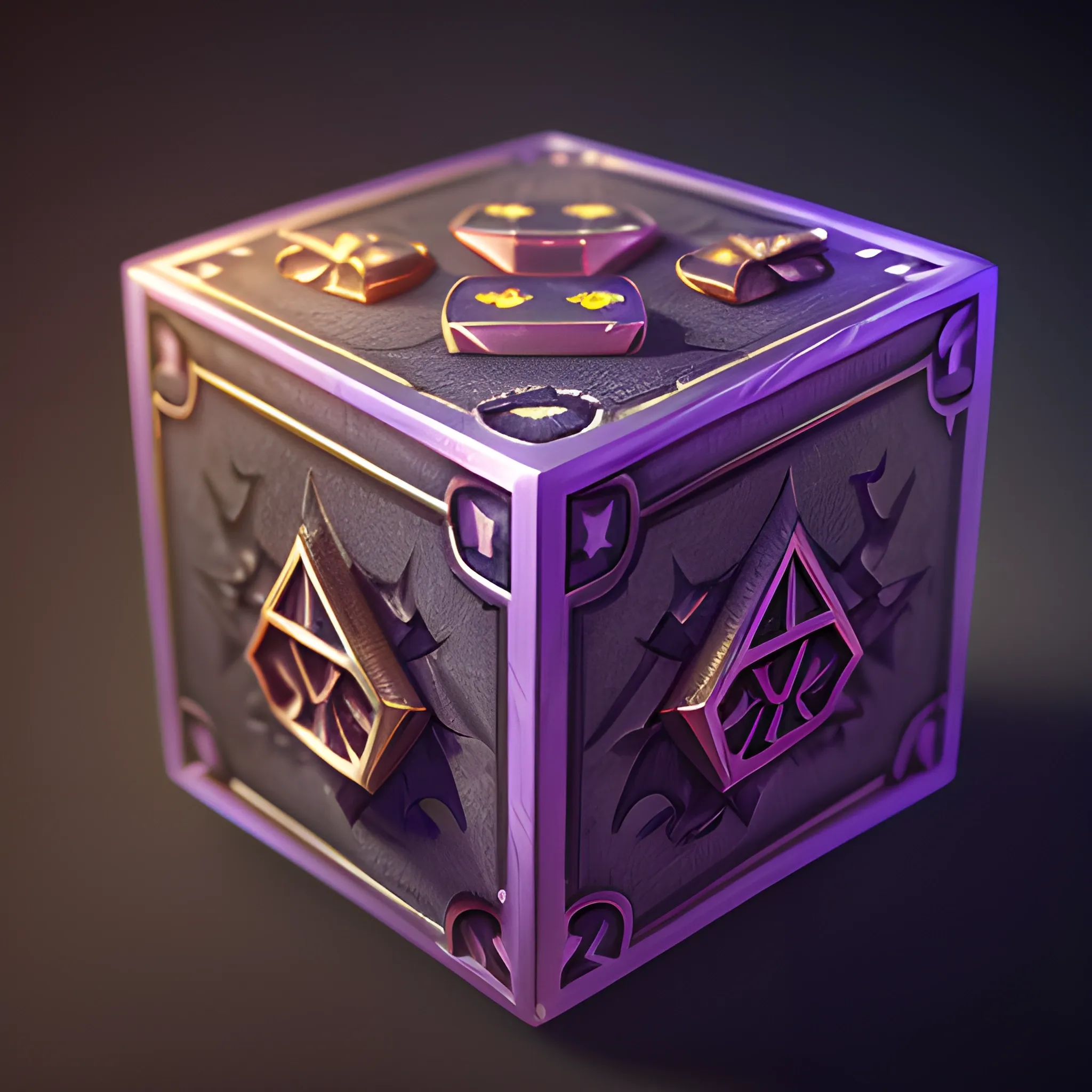 magic dice, dice d6, 8k, high resolution, high quality, detailed, detailed matte painting, deep color, fantastical, intricate detail, splash screen, complementary colors, fantasy concept art, 8k resolution trending on Artstation Unreal Engine 5