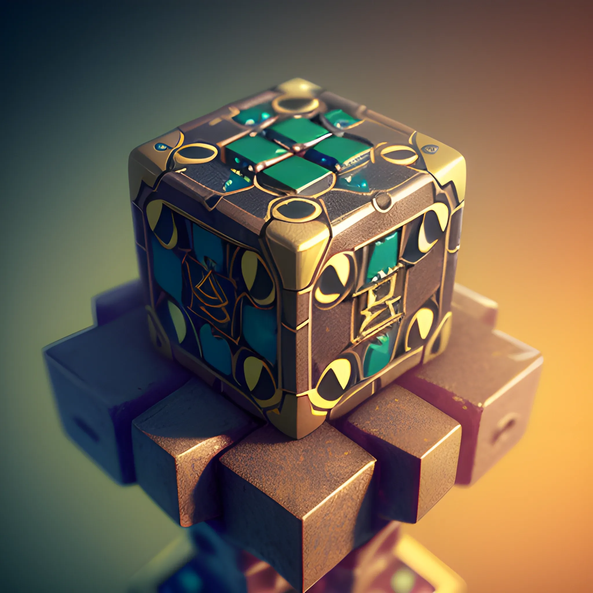 magic dice, dice d6, 8k, high resolution, high quality, detailed, detailed matte painting, deep color, fantastical, intricate detail, splash screen, complementary colors, fantasy concept art, 8k resolution trending on Artstation Unreal Engine 5