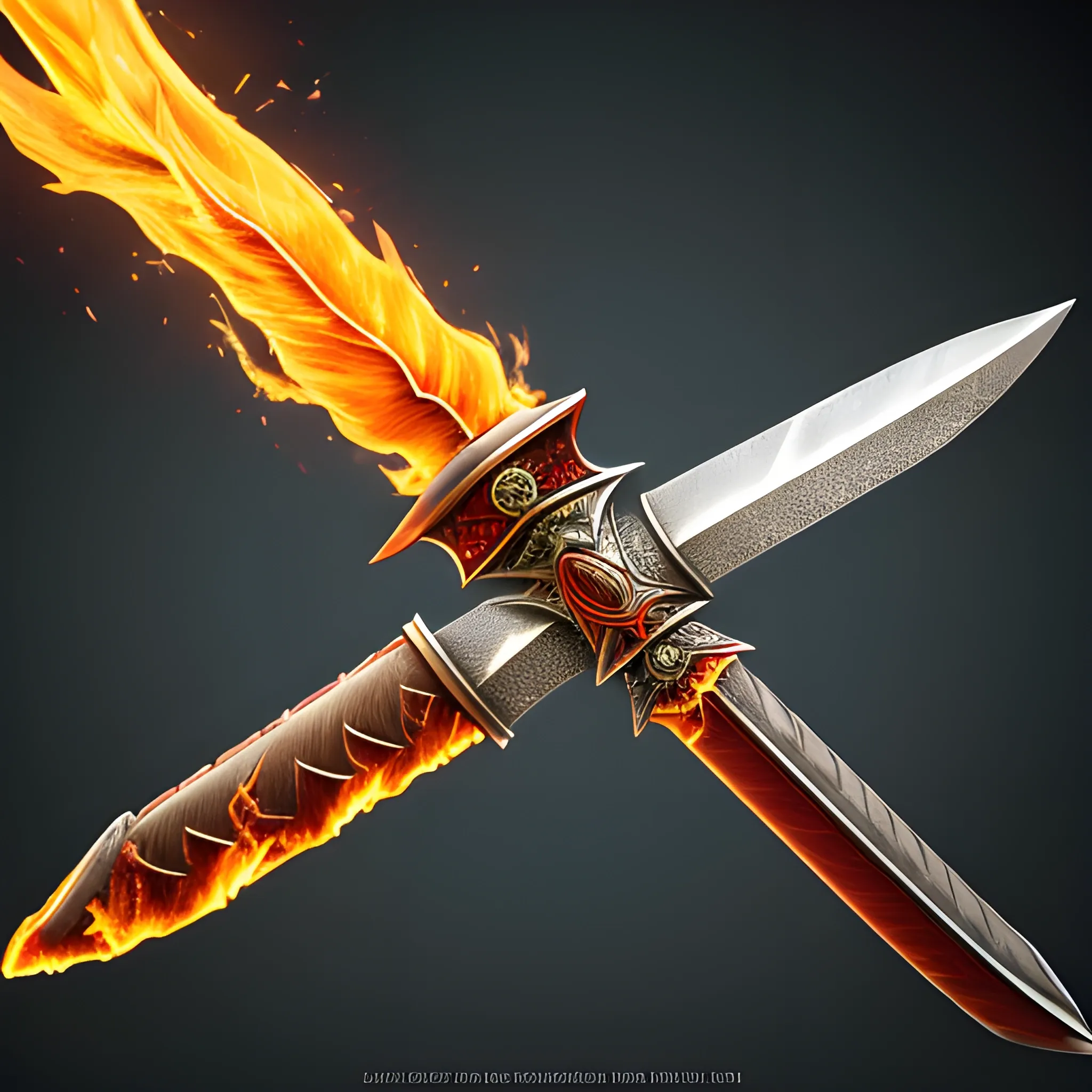 fire sword, 8k, high resolution, high quality, detailed, photorealistic, hyperrealistic, high fantasy, 