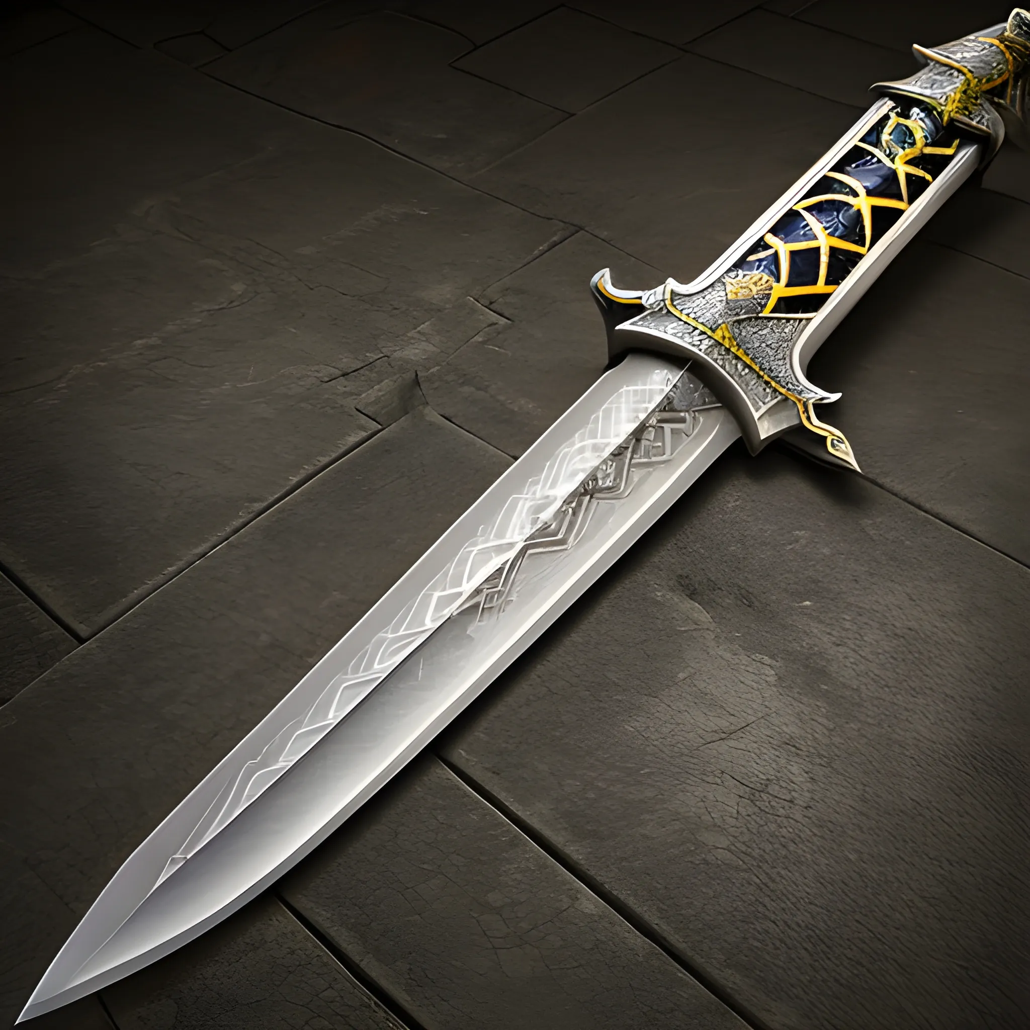 sword with long blade, 8k, high resolution, high quality, detailed, photorealistic, hyperrealistic, high fantasy,