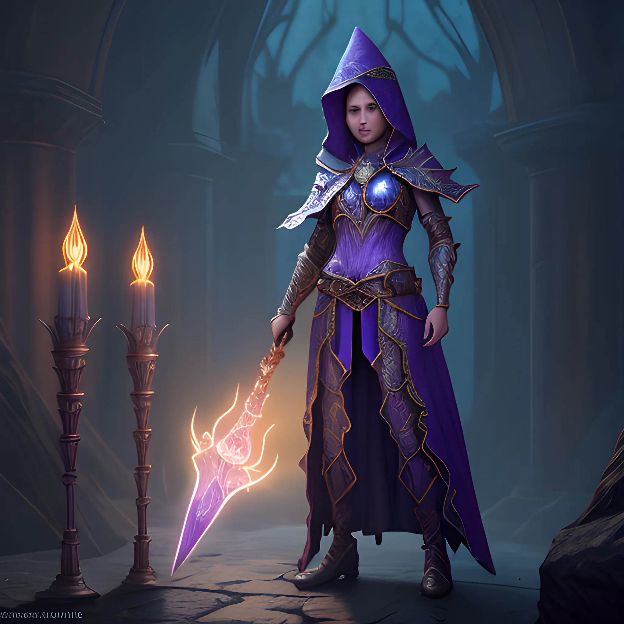 magic staff in mage hand, 8k, high resolution, high quality, detailed, detailed matte painting, deep color, fantastical, intricate detail, splash screen, complementary colors, fantasy concept art, 8k resolution trending on Artstation Unreal Engine