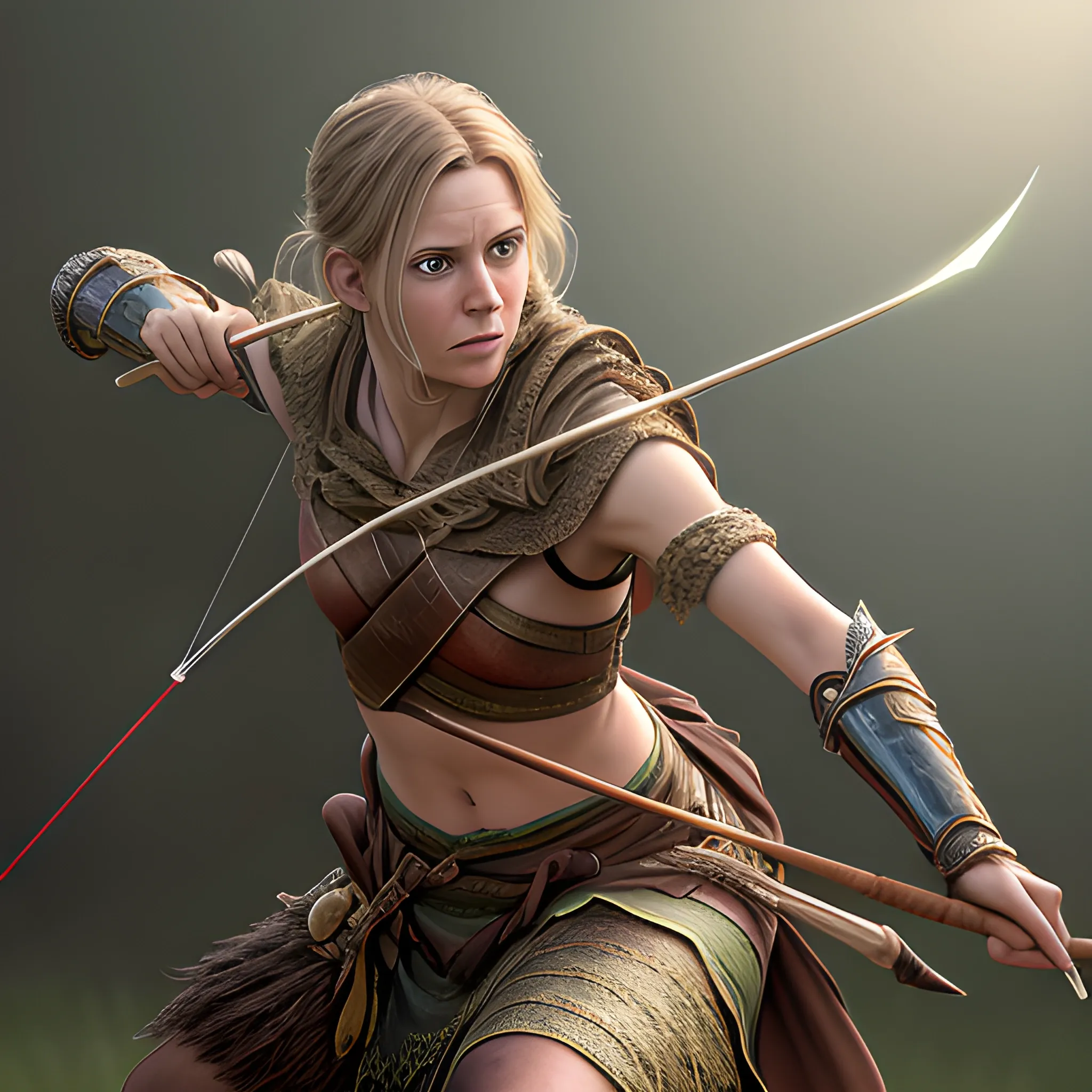 magic longbow, 8k, high resolution, high quality, detailed, photorealistic, hyperrealistic