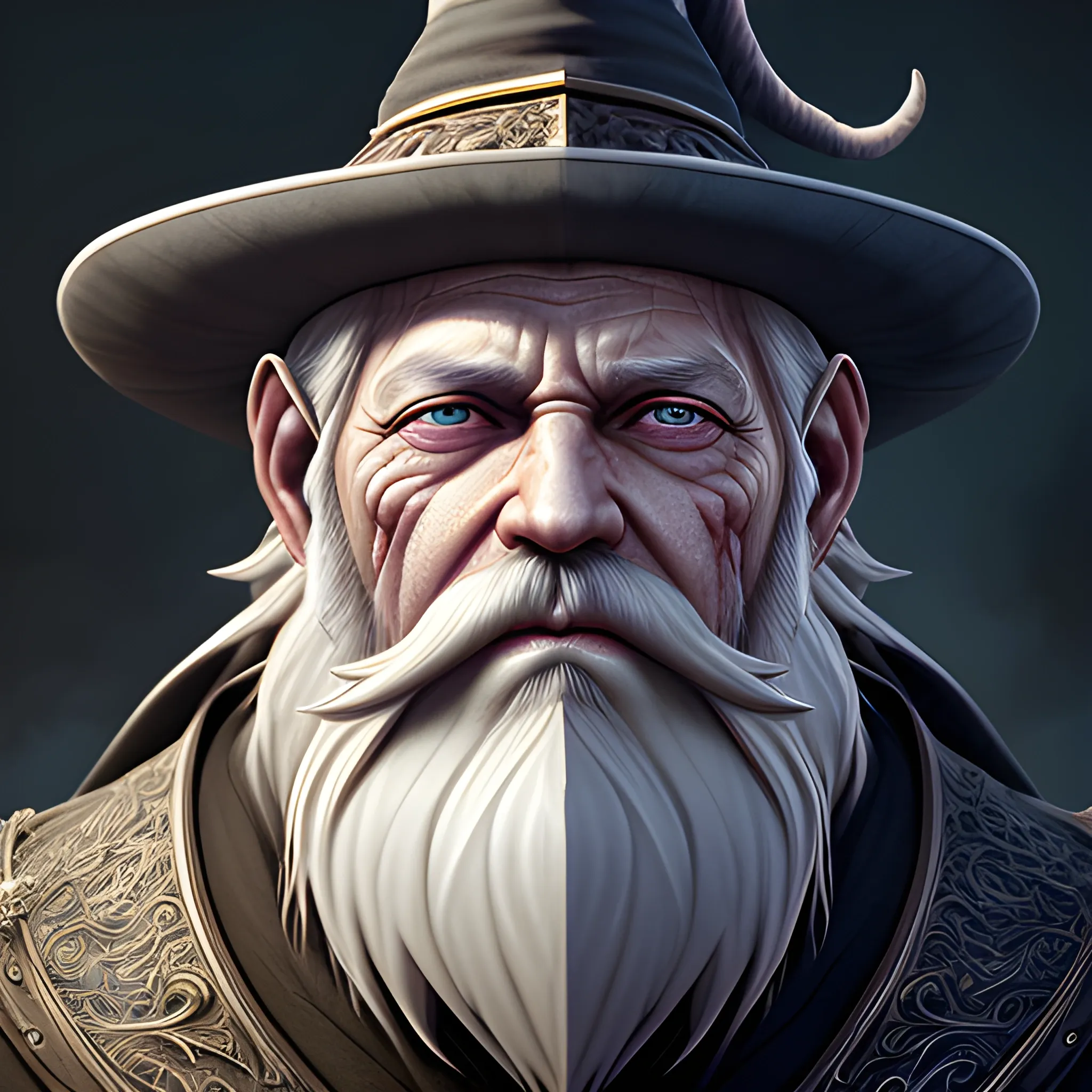 very old wizard, sorcerer with white beard, spell, magic, insane detailed face, view above waist, 8k, high resolution, high quality, detailed, detailed matte painting, deep color, fantastical, intricate detail, splash screen, complementary colors, fantasy concept art, 8k resolution trending on Artstation Unreal Engine
