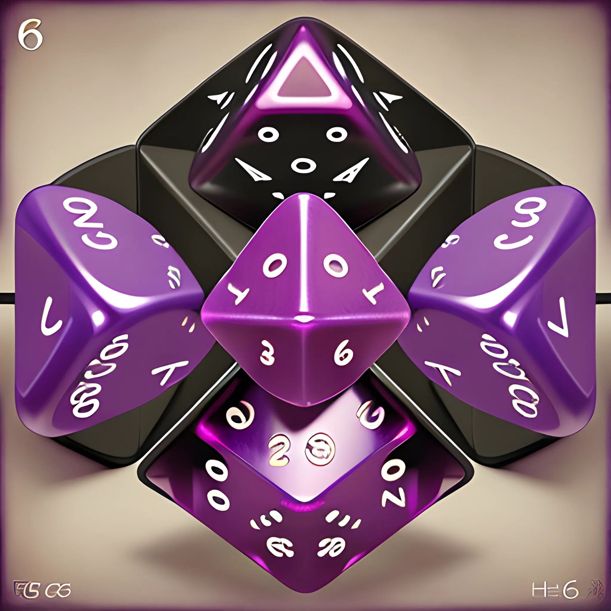 dices, dices d6, high fantasy, photorealistic, hyperrealistic 