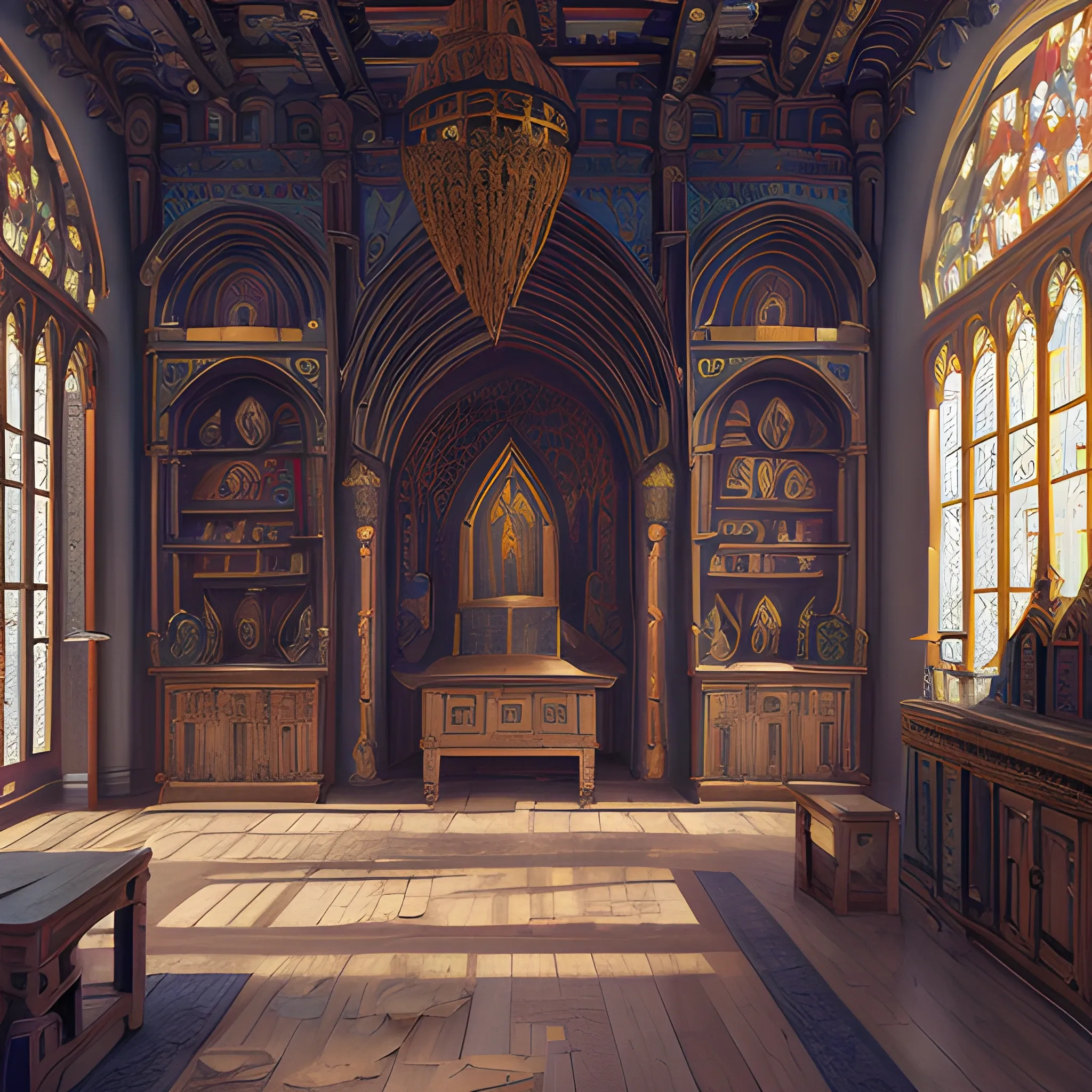 monastery, inside monastery, 8k, high resolution, high quality, photorealistic, hyperrealistic, detailed, detailed matte painting, deep color, fantastical, intricate detail, splash screen, complementary colors, fantasy concept art, 8k resolution trending on Artstation Unreal Engine