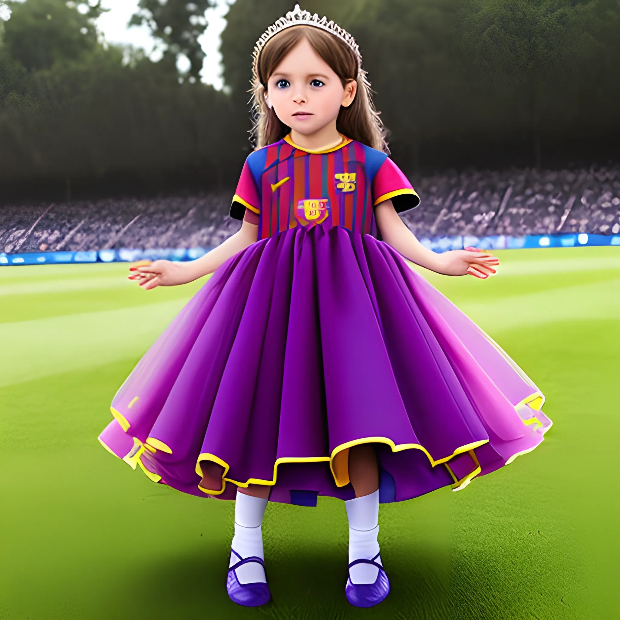 Messi princess dress