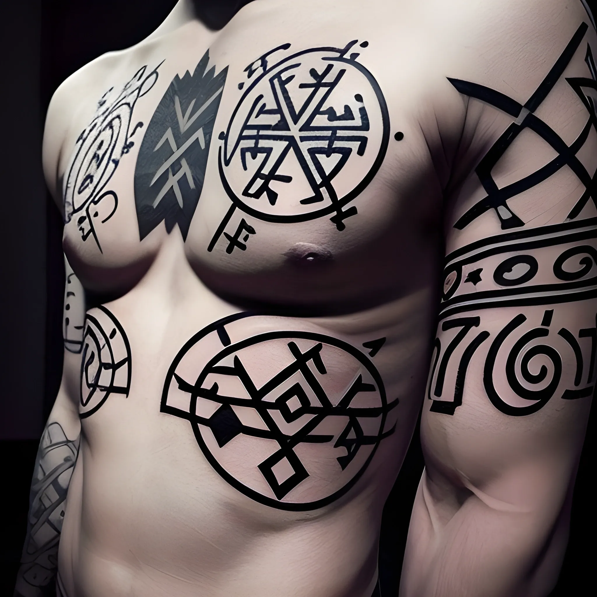 Full of mystery and might from the ancient days, Nordic runes are full of power. As with many of the preceding symbols, this cannot be ever fully explained, for there is too much behind them. Tatto

