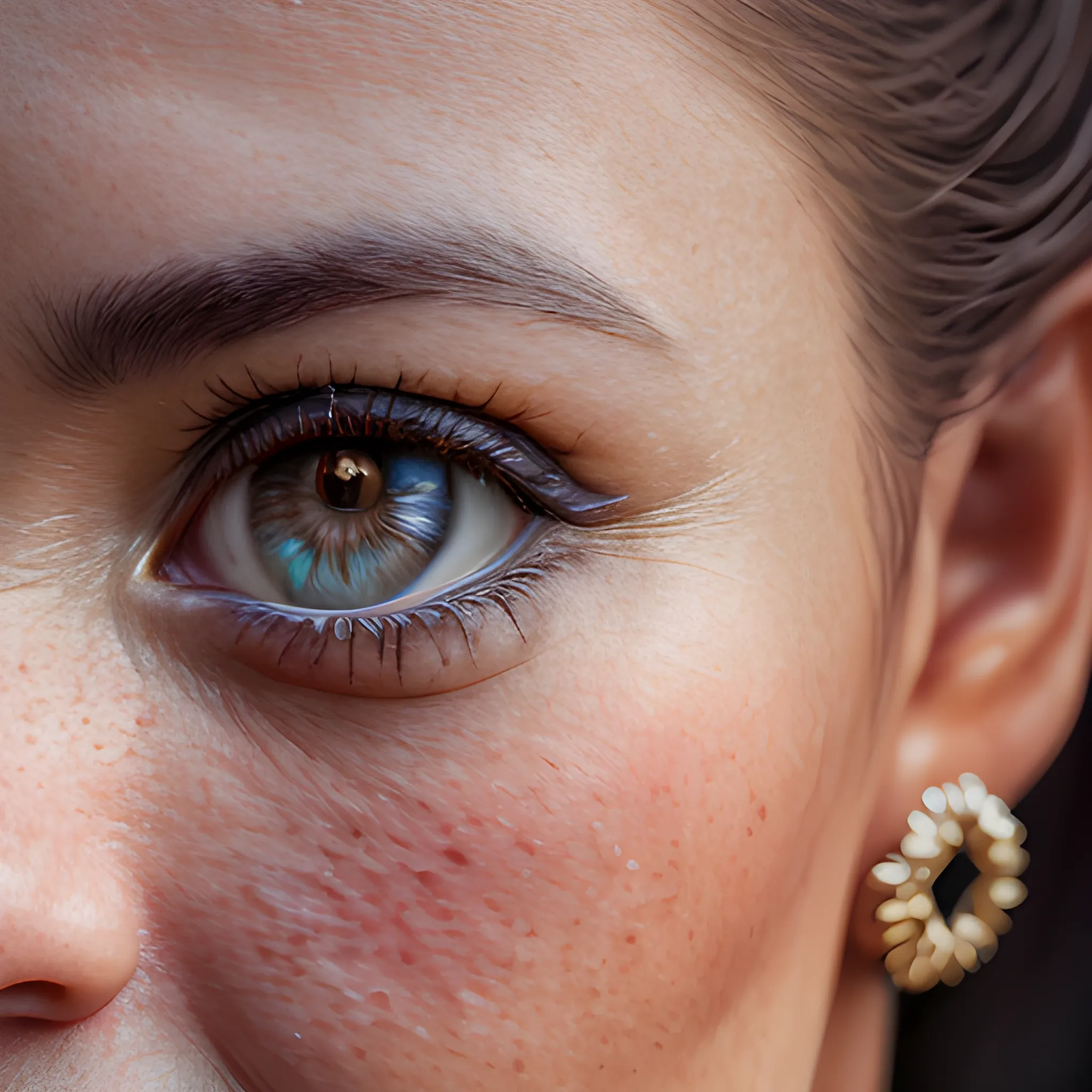 Close up portrait of beautiful woman, Exquisite detail, 30 - megapixel, 4k, 85 - mm - lens, sharp - focus, f: 8, ISO



