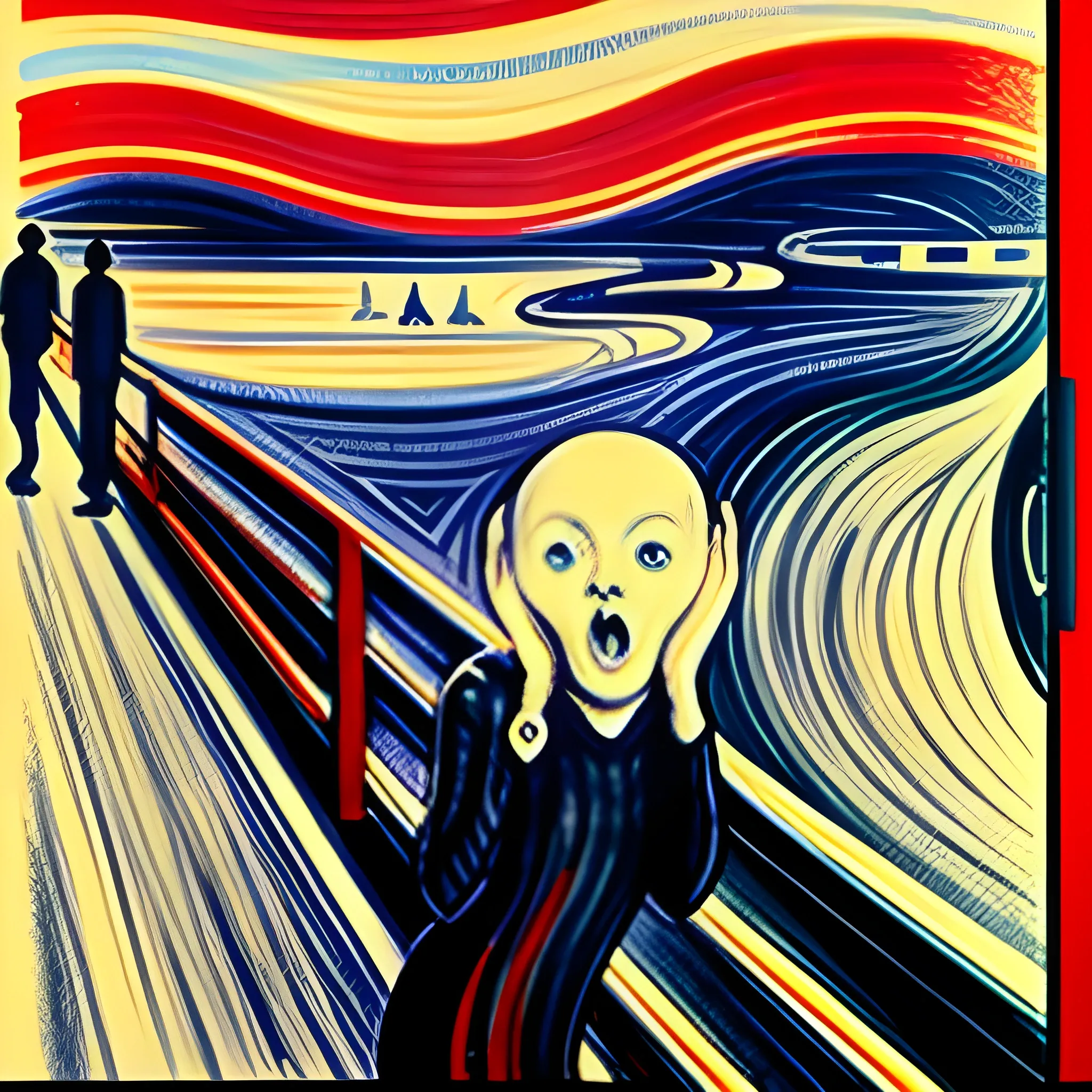 The Scream by Edvard Munch in the future