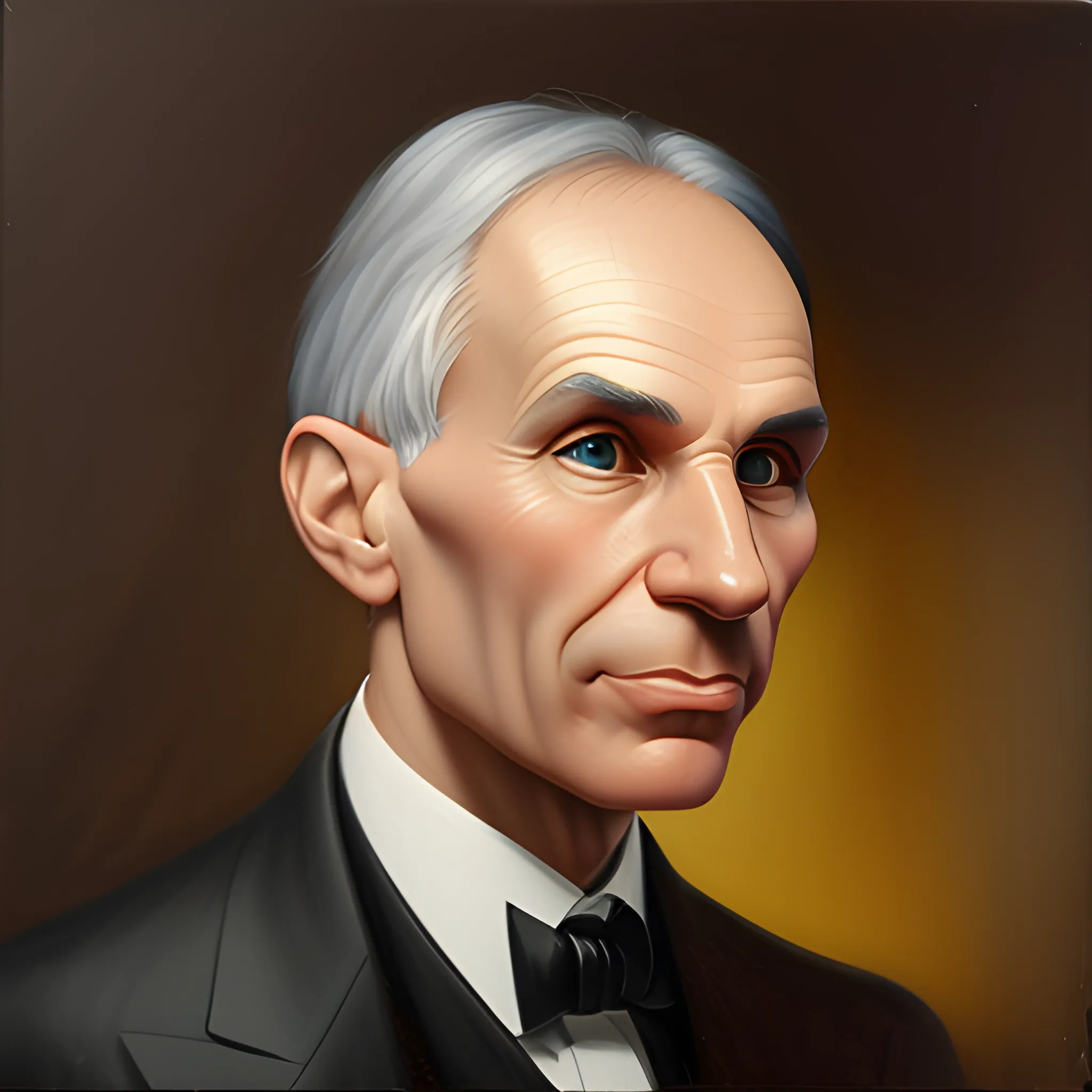 henry ford, 3D, , Oil Painting - Arthub.ai