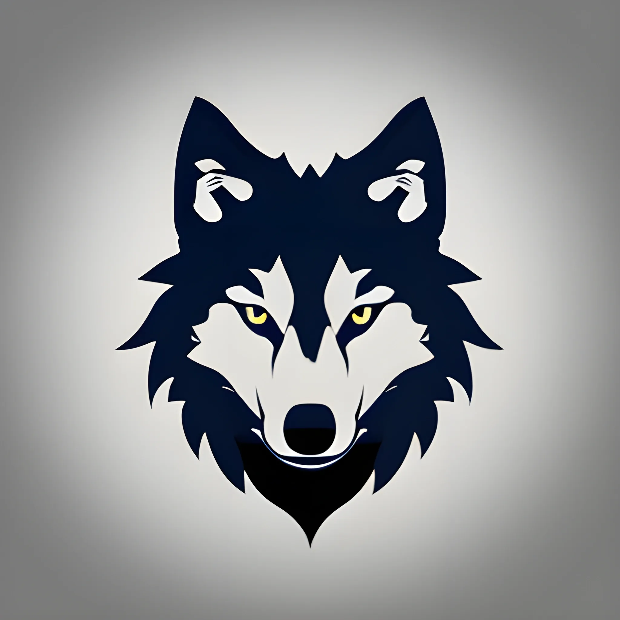 WOLF, company logo, flat clean, simplicity, minimalist, modern, concept art,  screen printing, digital painting, art station, geometric, thick lines, no shading no background.