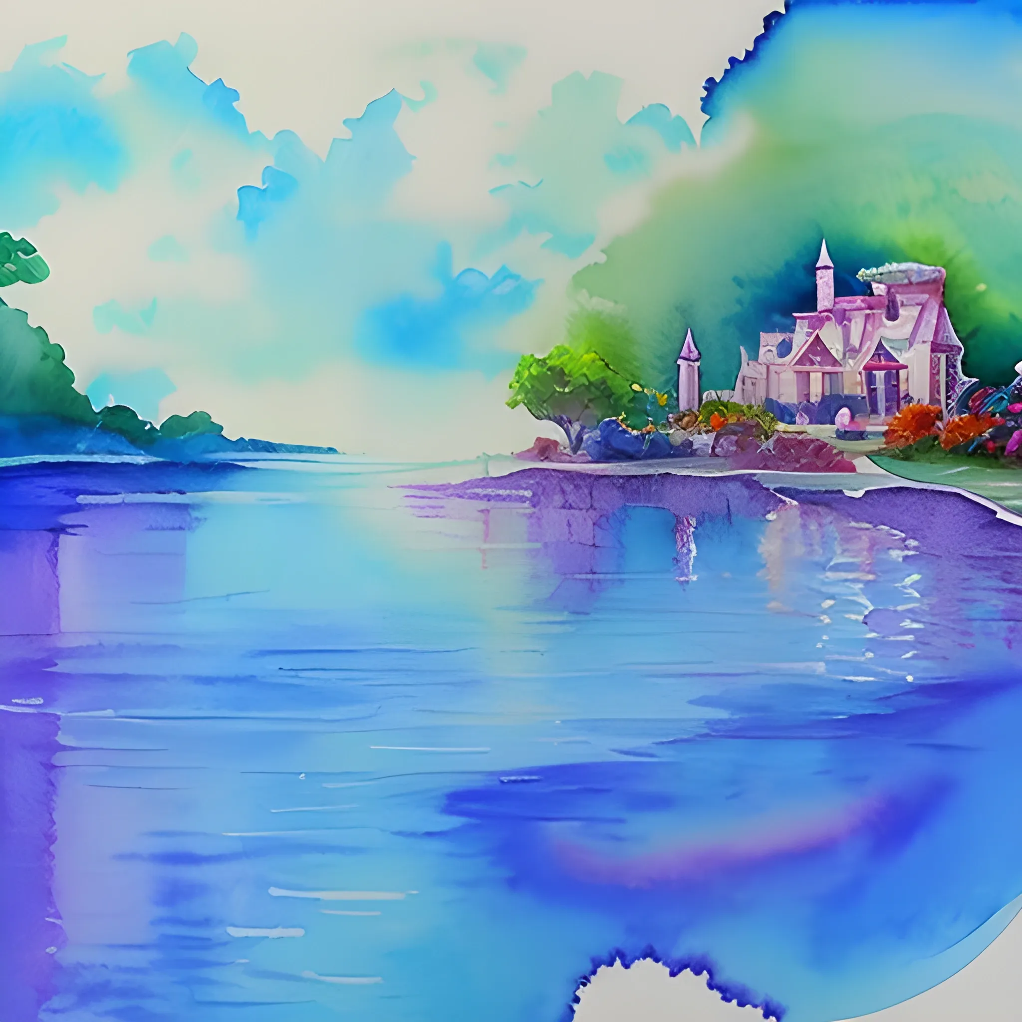 future world dream escape, Water Color