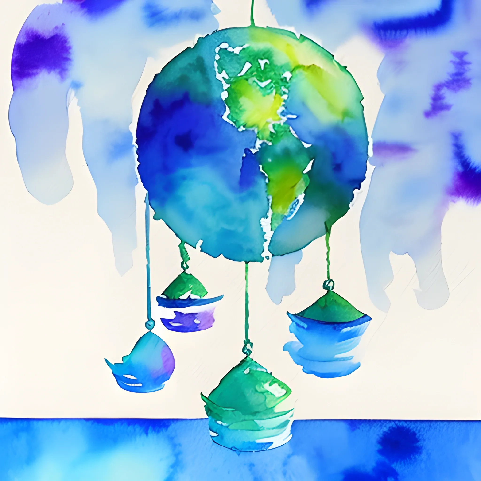 future world dream escape, Water Color