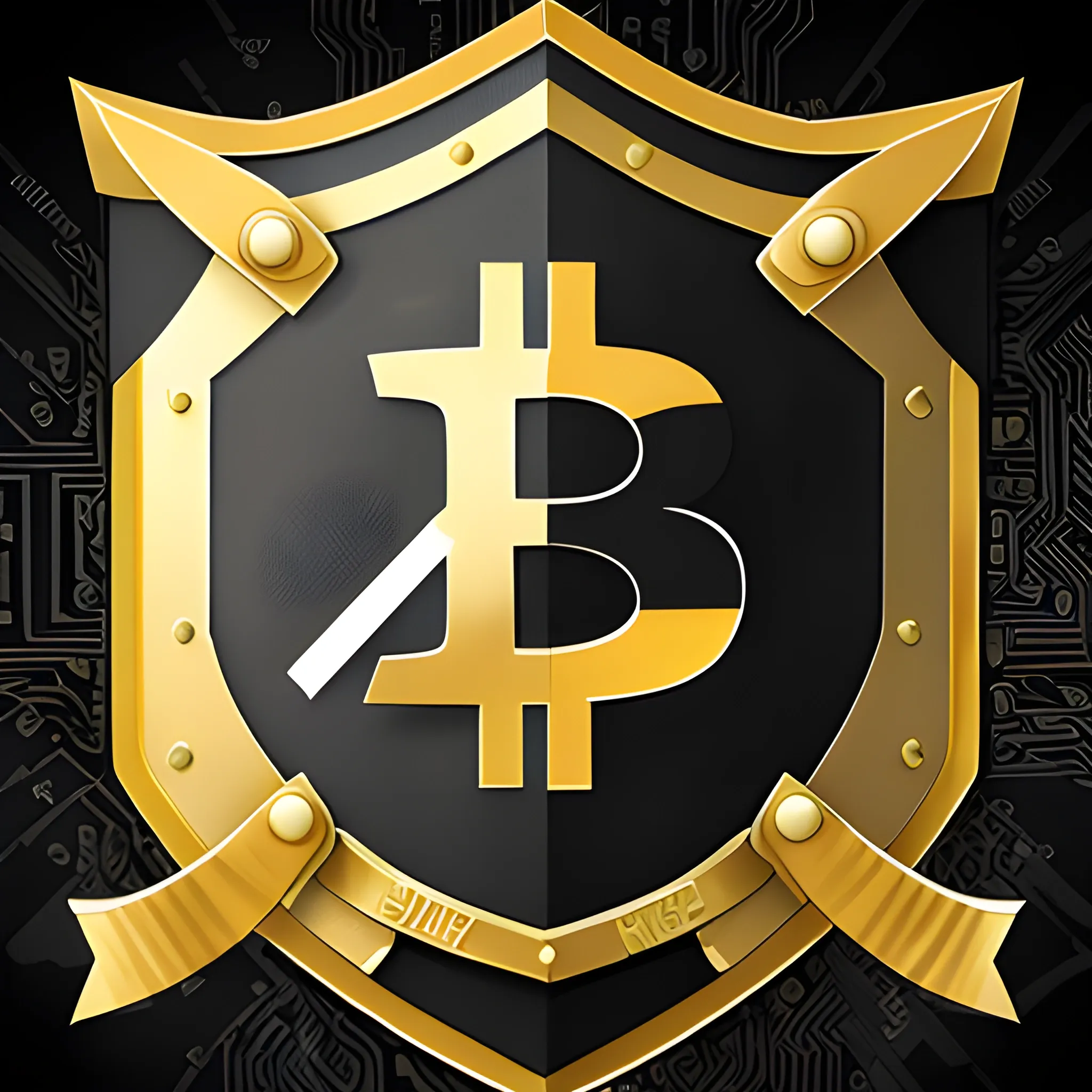 Ace of Bulls Bitcoin shield