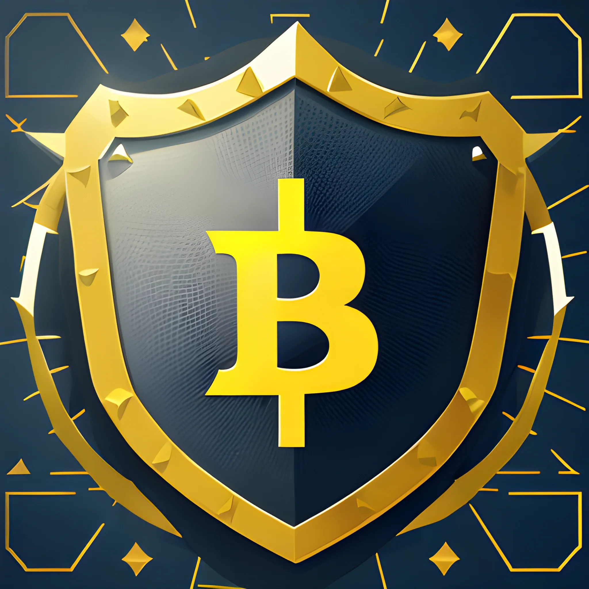 ace of bulls shield icon bitcoin
