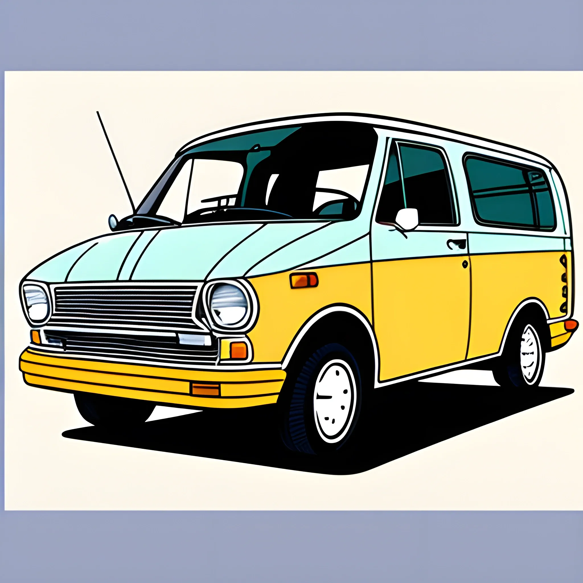 1989 Astro mini van illustration