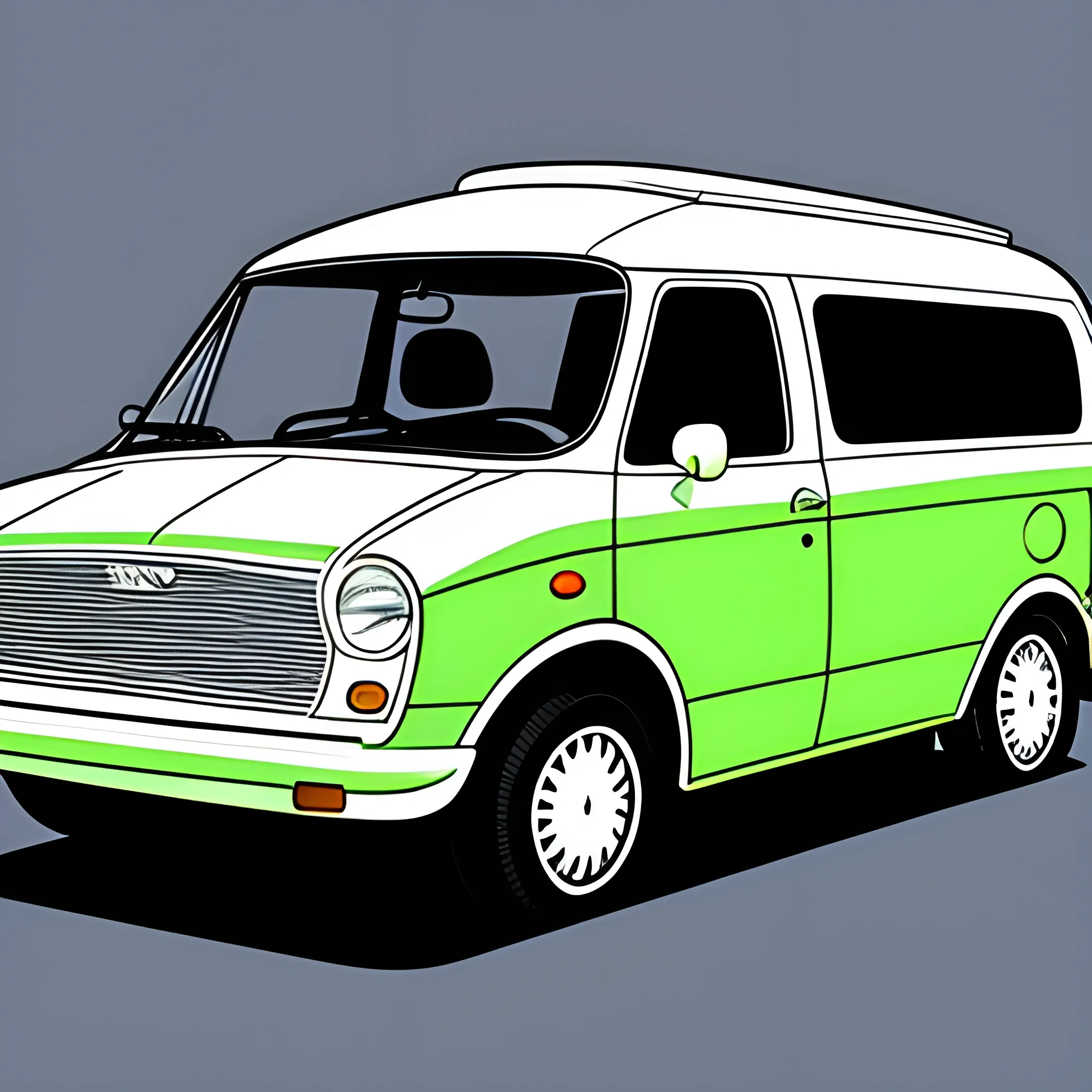 1989 Astro mini van illustration