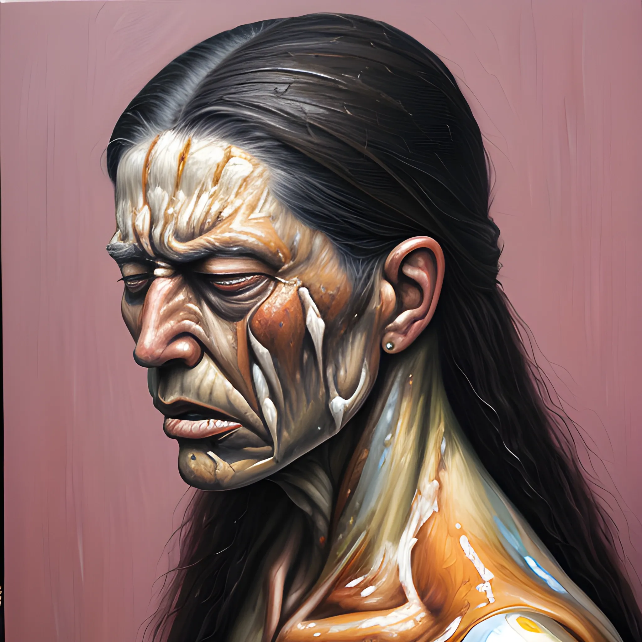 Pain  , Oil Painting