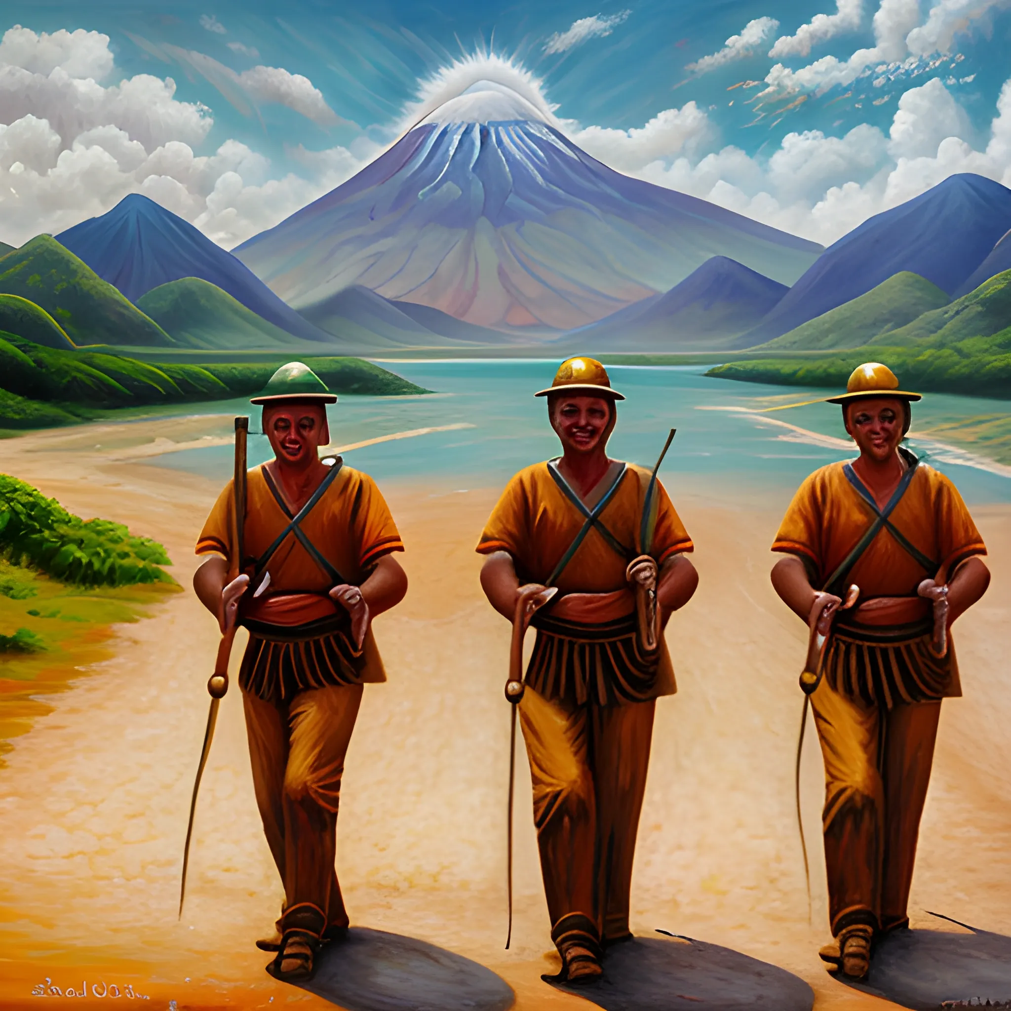 Job selection  latin america Oil Painting