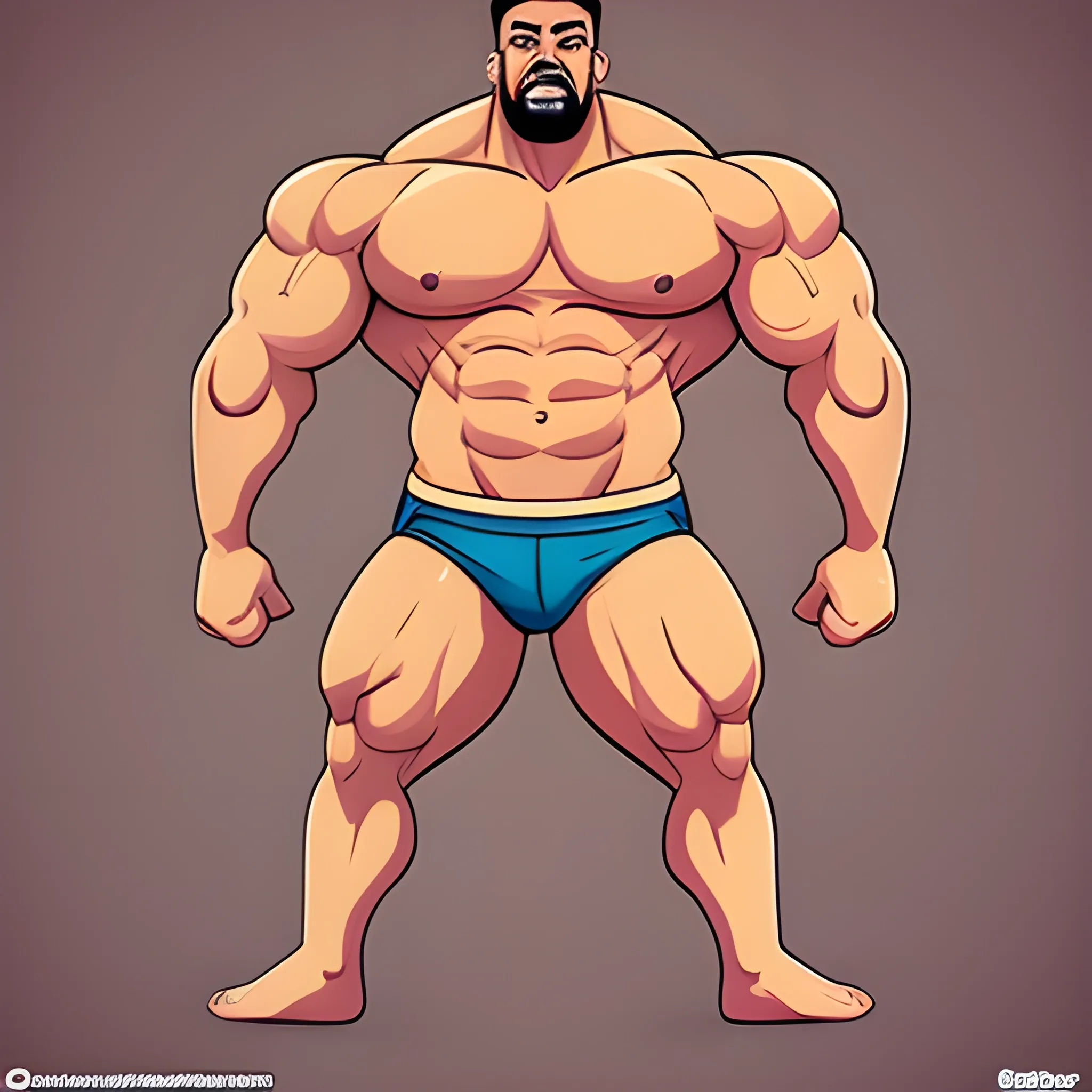 Ese tipo tienes musculos en los musculos, Cartoon