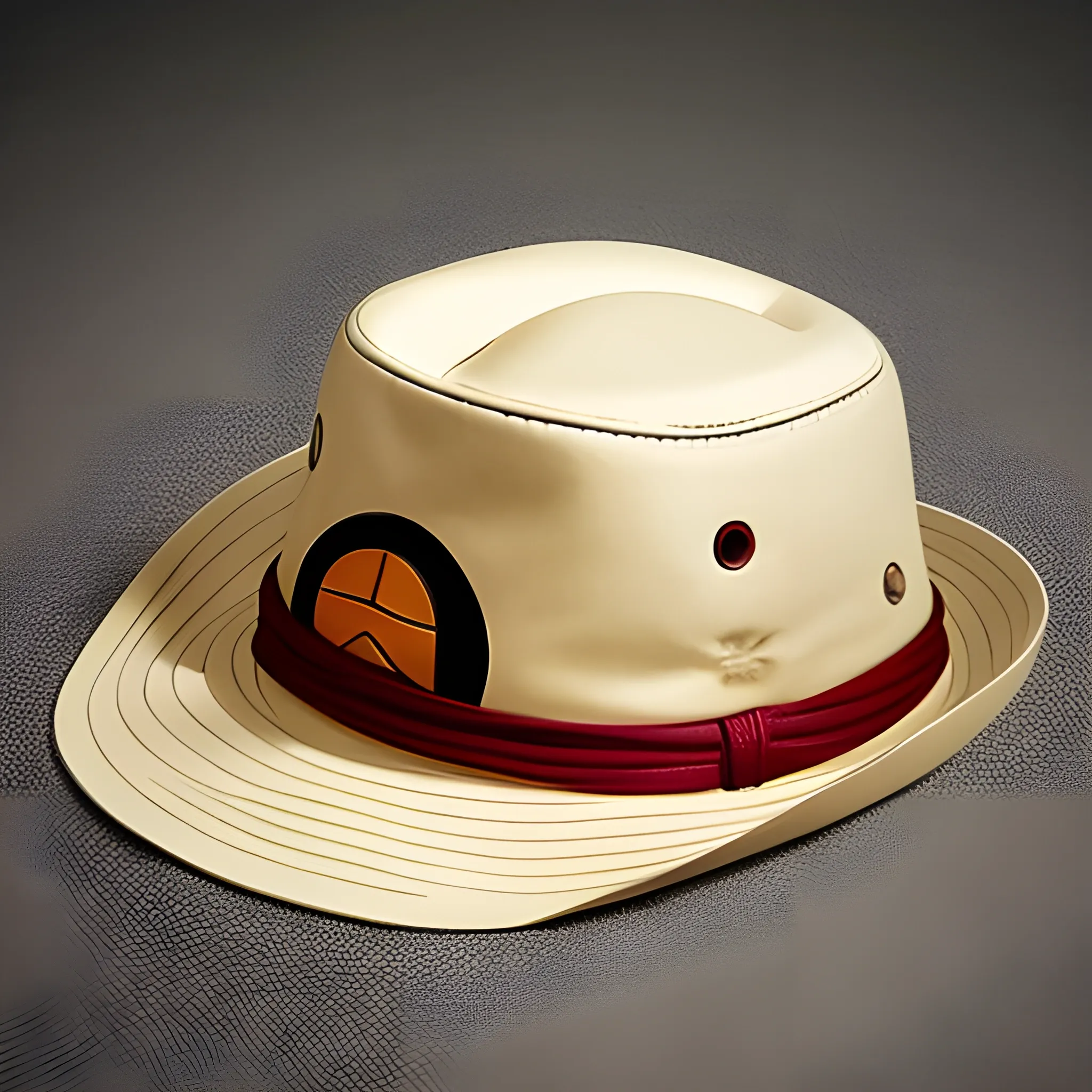 One Piece Luffy`s hat minimalistic, Only the hat
