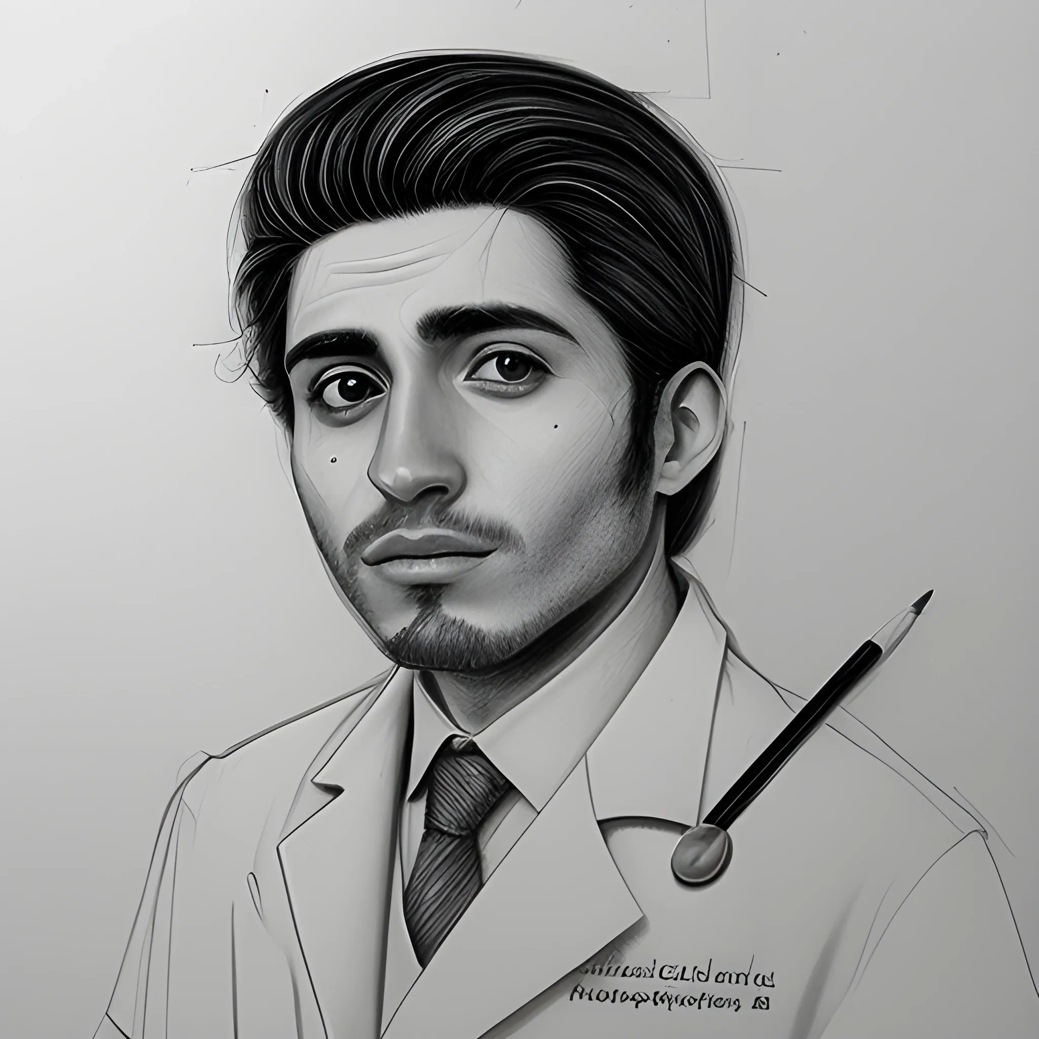 Pasos para ser médico, Pencil Sketch