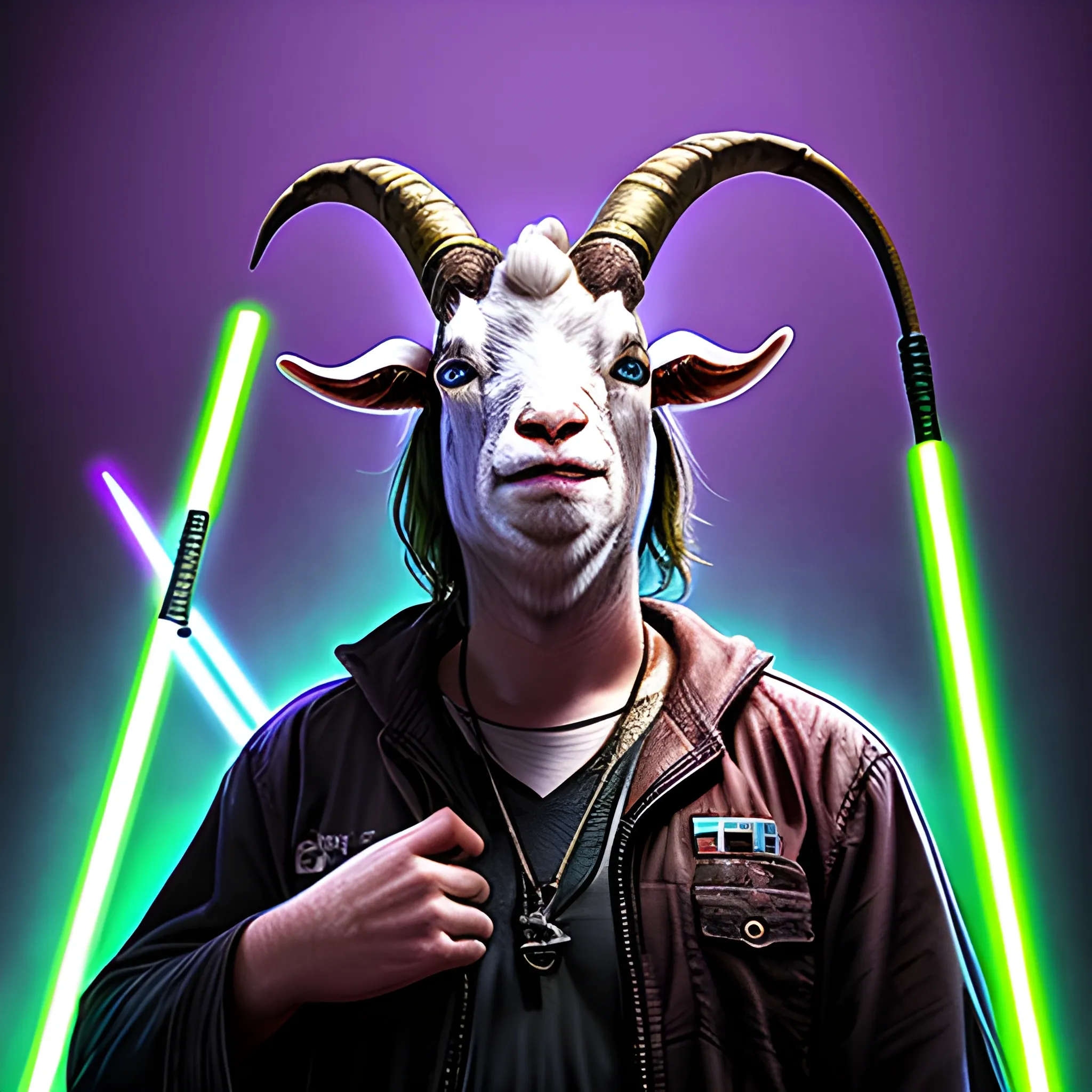 Clark Green, Goat, Cyberpunk, Jedi, Trippy