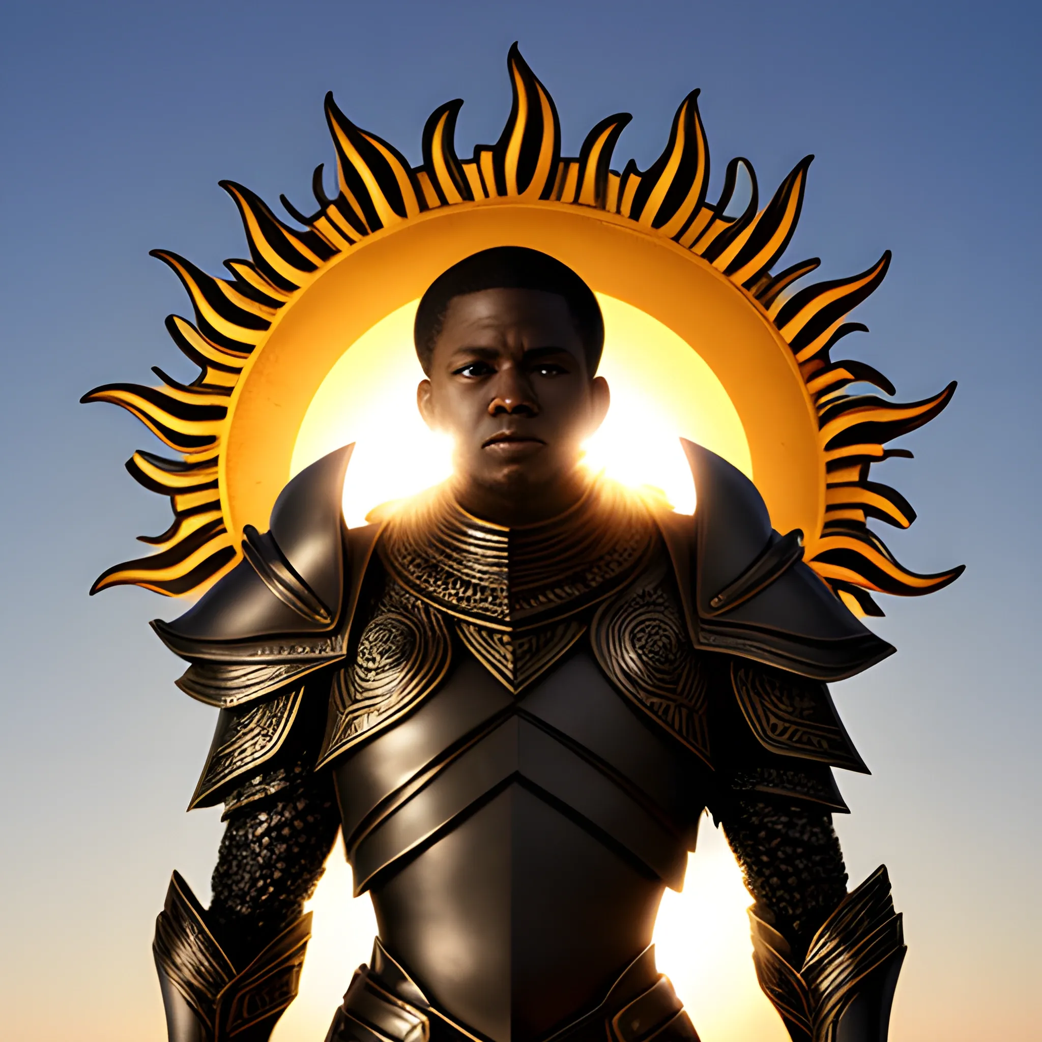 Black people, Armor, Sun
