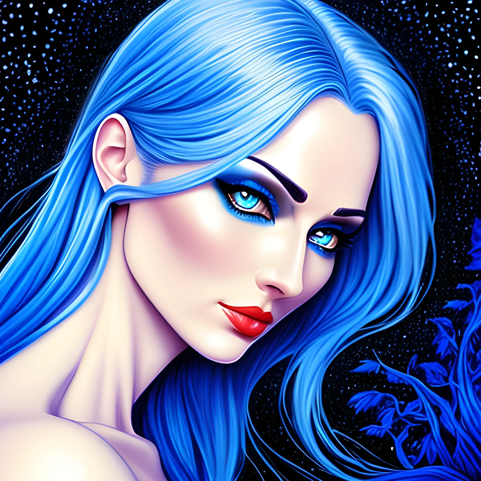 Beautiful girl with blue eyes, high detail, blue scene, hauntingly beautiful illustration #stable diffusion




, 3D, Water Color