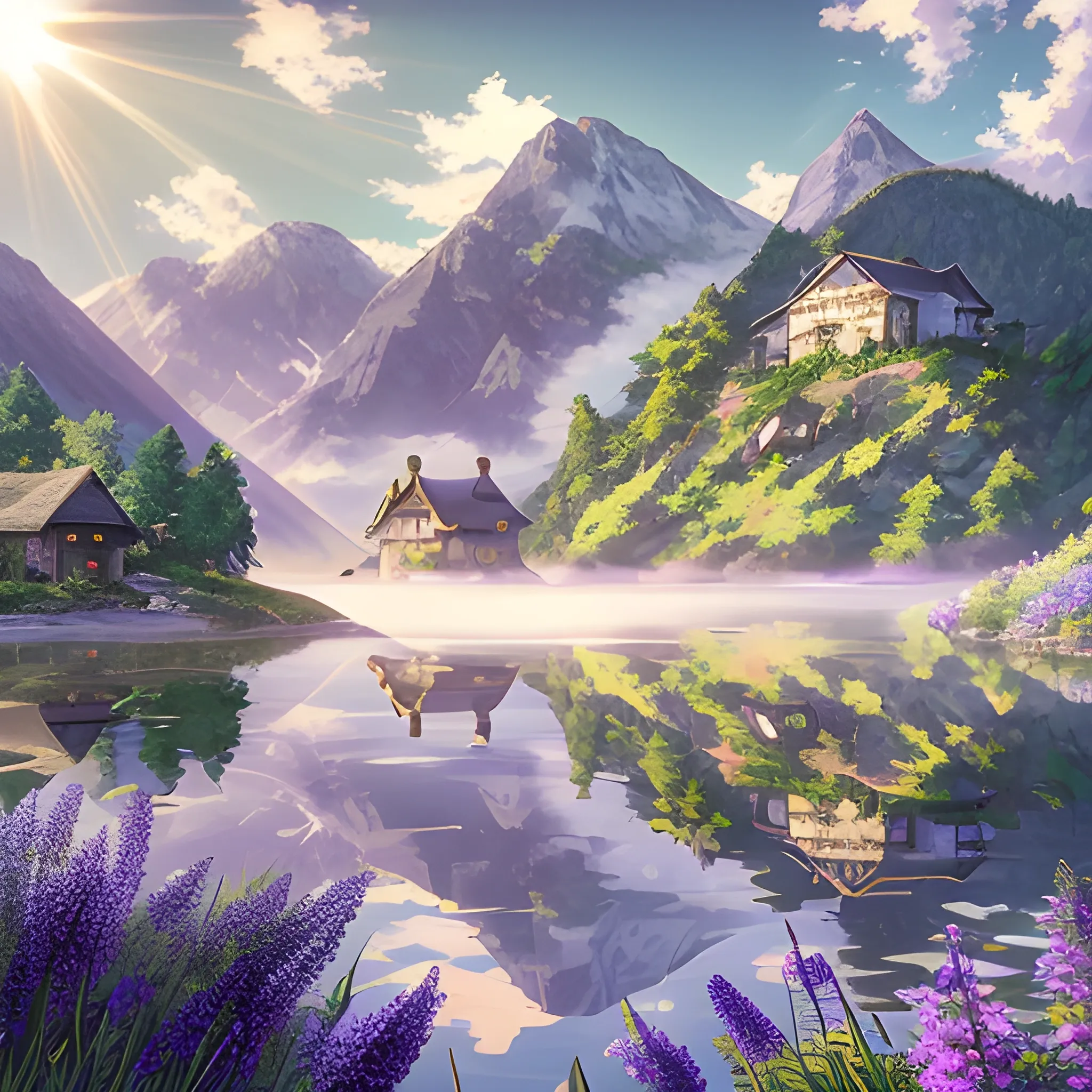 A Cottage Story by LadyMeowsith, cottagecore anime HD wallpaper | Pxfuel