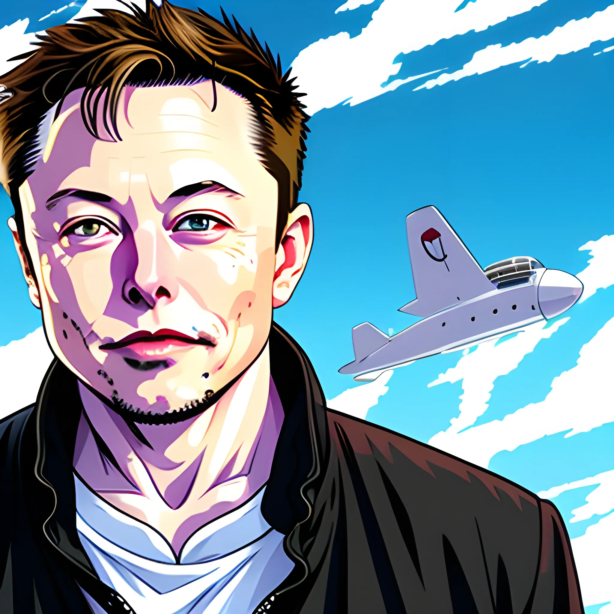I did a sketch of Elon Musk, SpaceX, and Tesla. : r/elonmusk