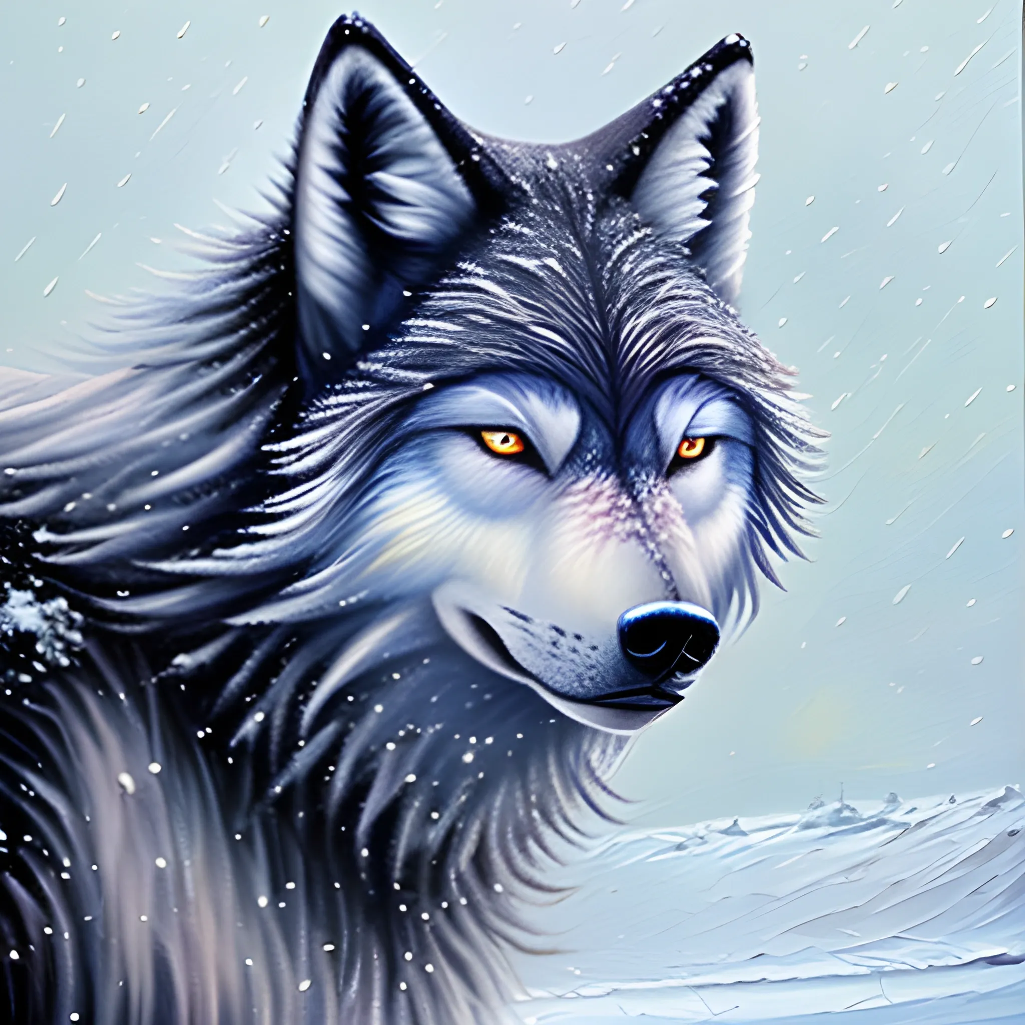 furry wolf wallpaper