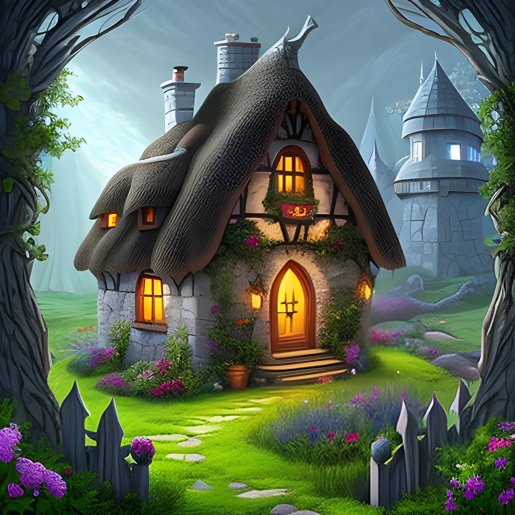 fantasy cottage