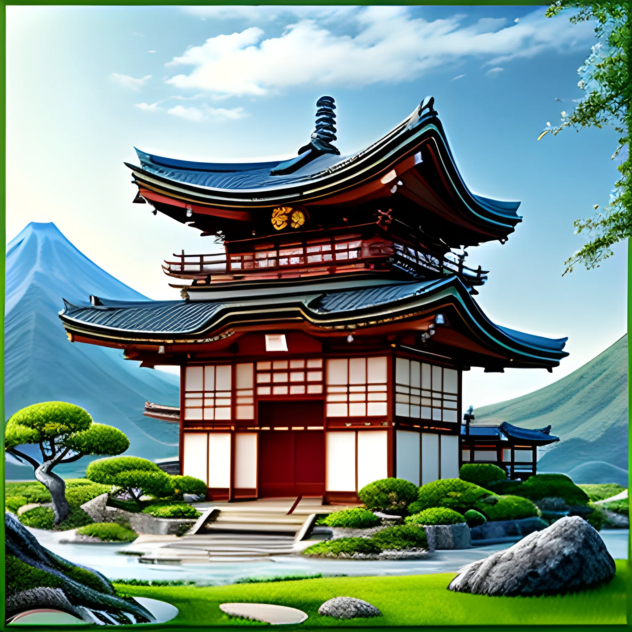 fantasy house Japanese