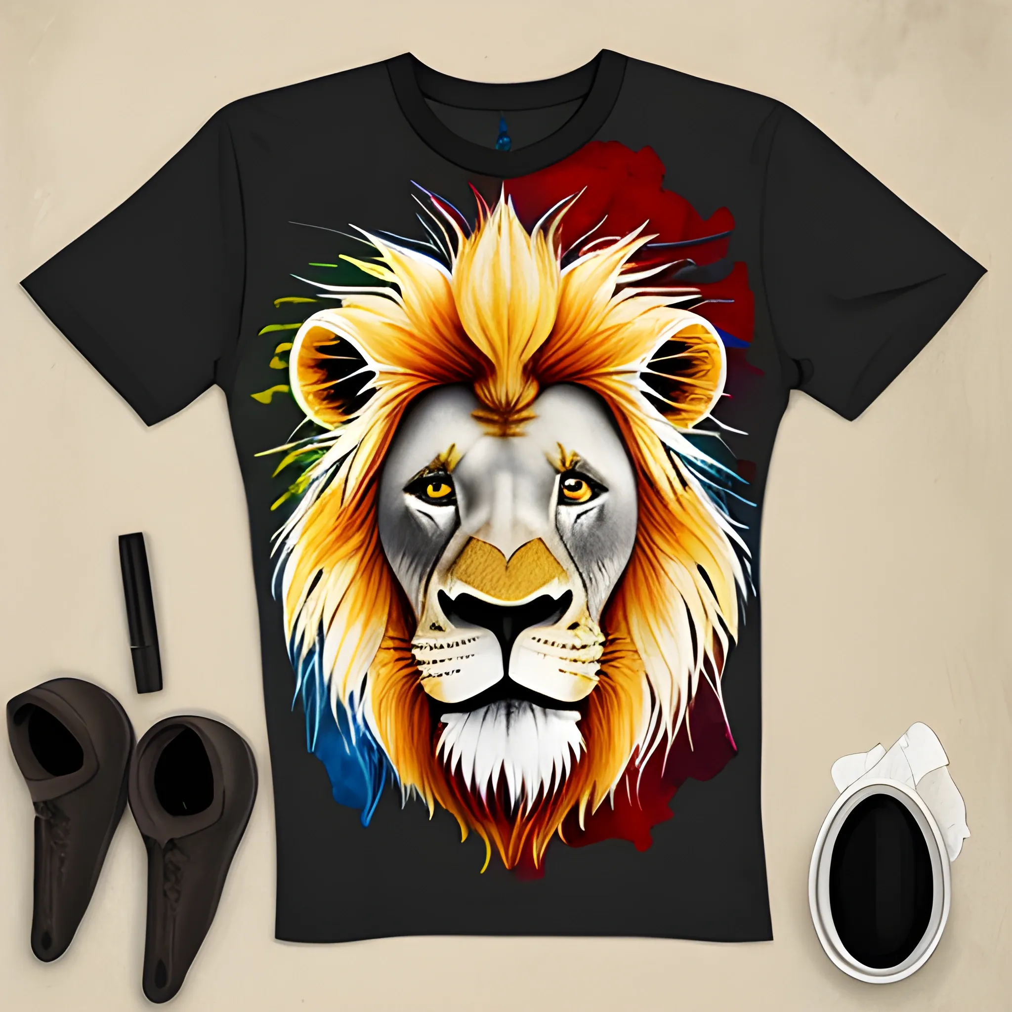Lion Mascot Logo for Esport. Lion T-shirt Design. Lion Logo. Lion Sticker  25728114 Vector Art at Vecteezy