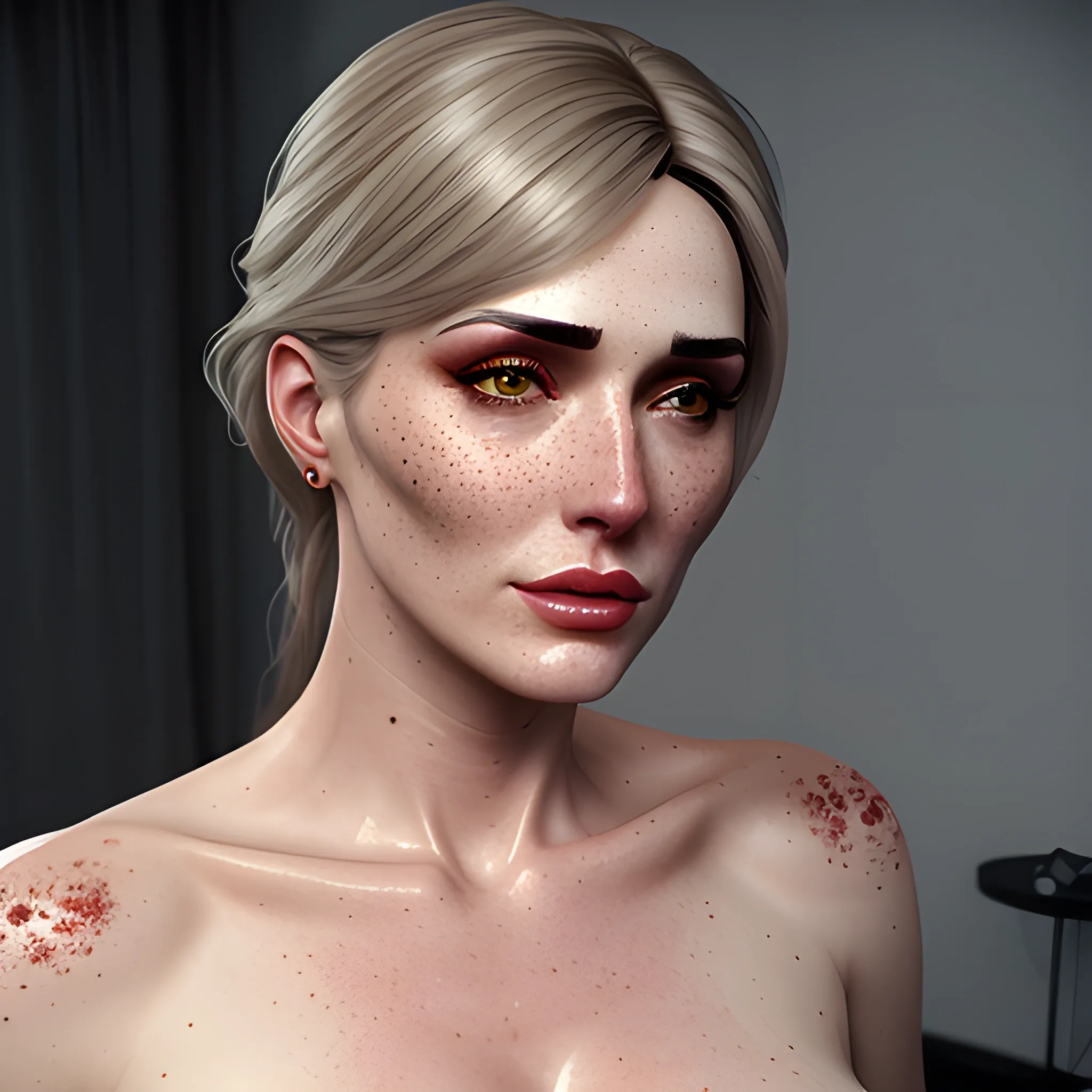 Girl Sex With Great Detail Real Life Skin Freckles 8 K Unr