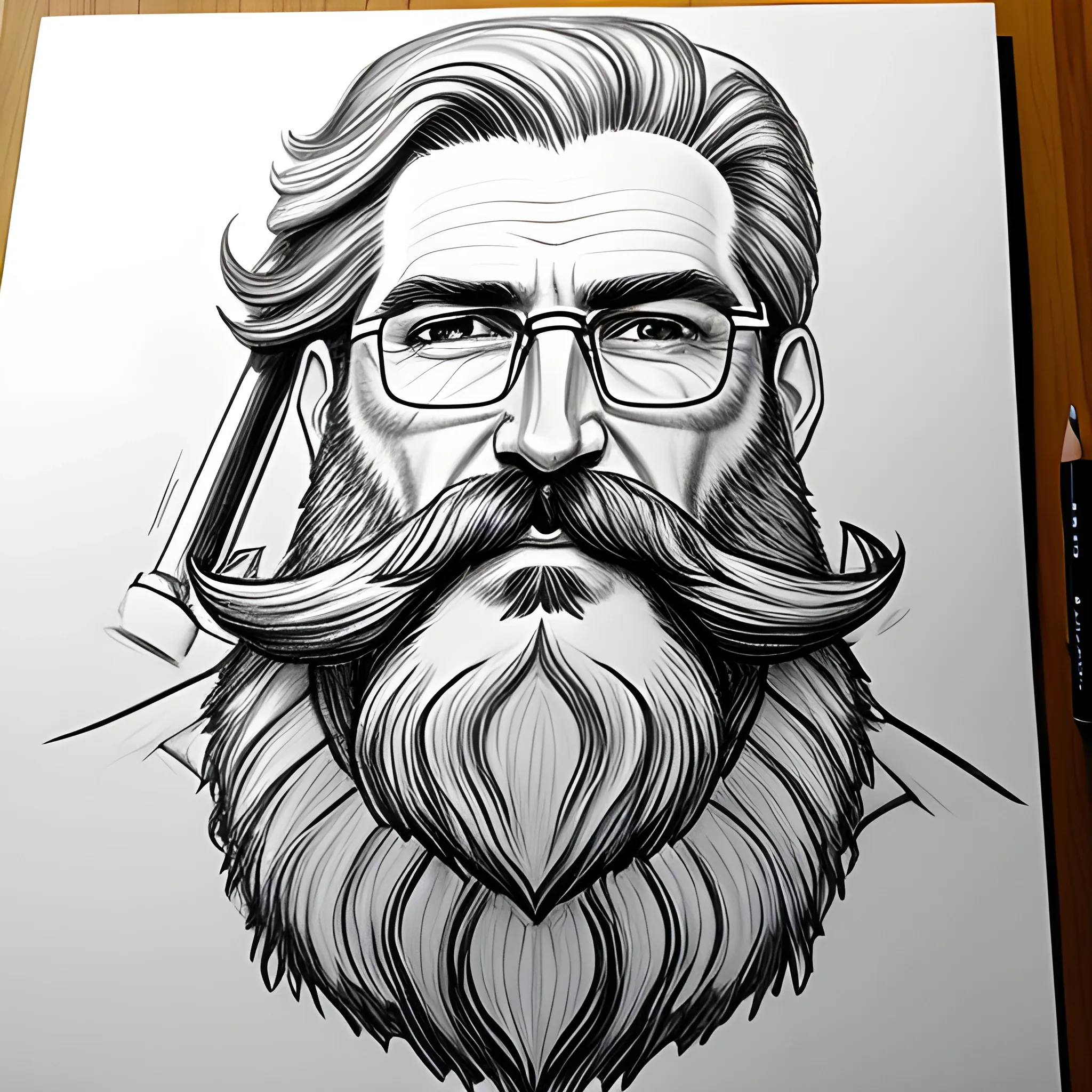 88214 Bearded Man Draw Images Stock Photos  Vectors  Shutterstock
