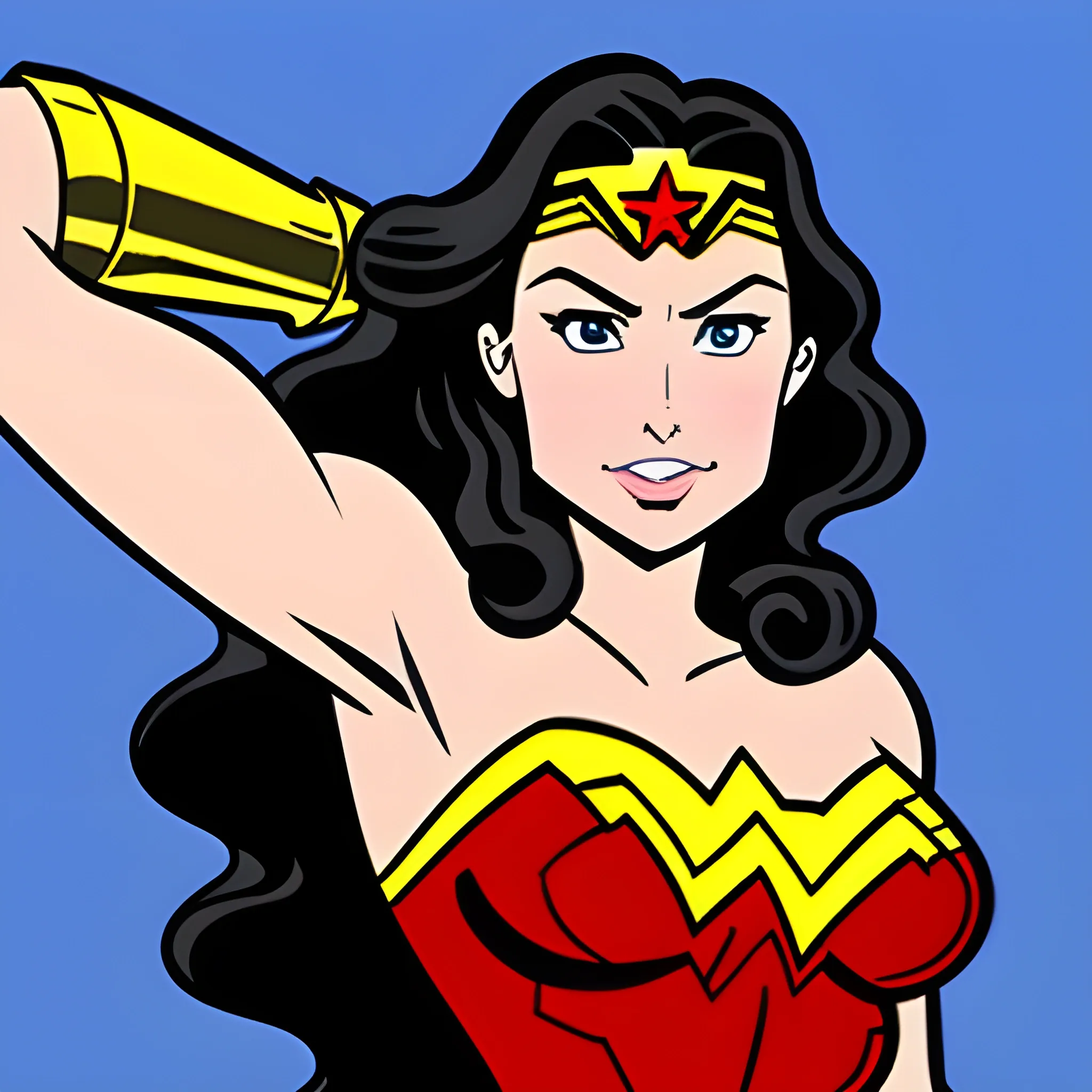 Wonder Woman Cartoon Arthub Ai