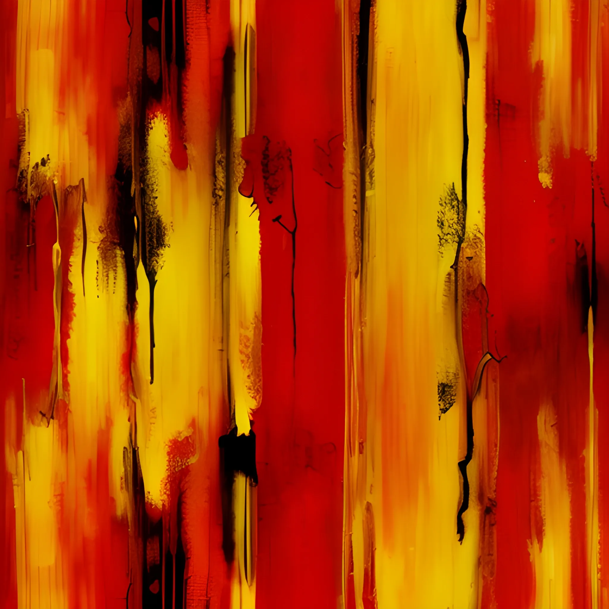 red, yellow, orange, abstract painting, wallpaper pattern 