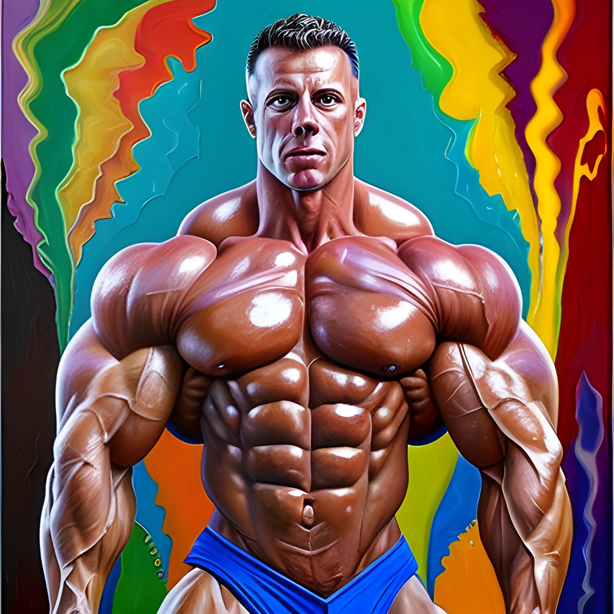 , Oil Painting, Trippy
MUSCLE BODYBUILDER MORPHED