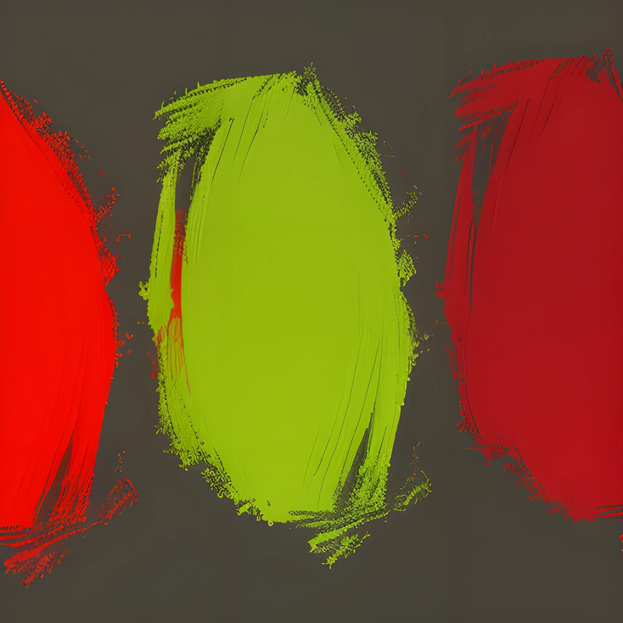 3 color red, yellow and dark green
