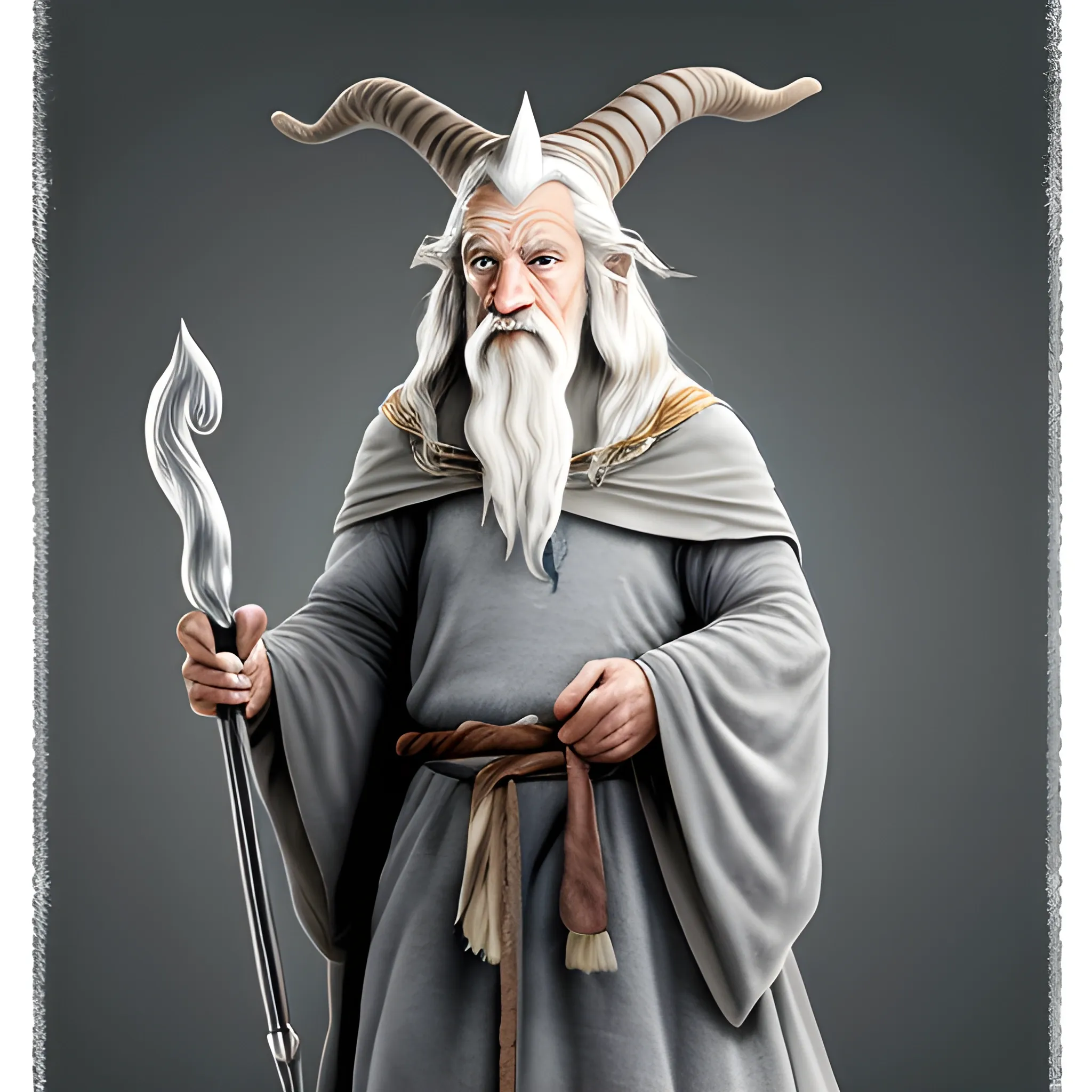 Gandalf the Grey as a Goat