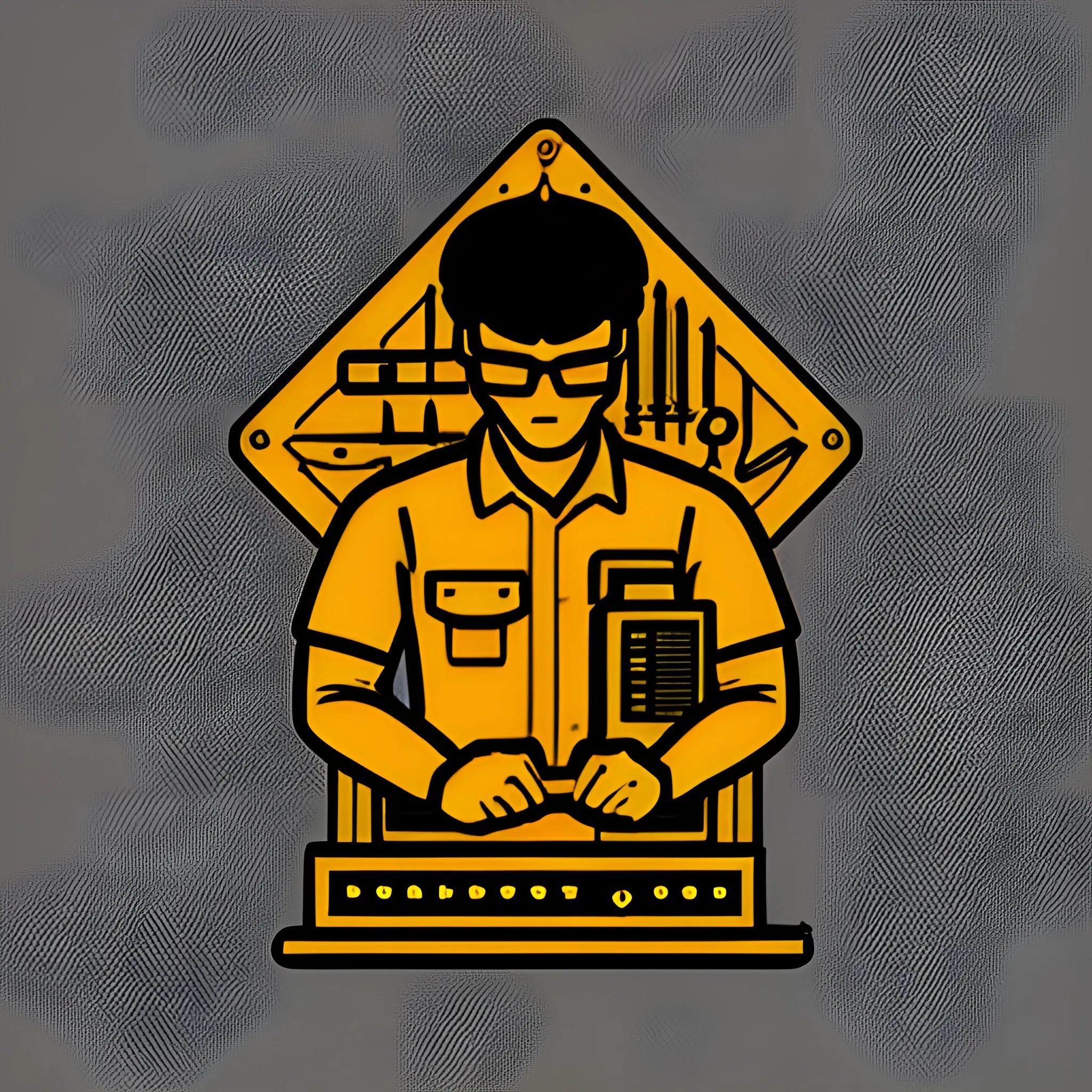 logo, with child,  with tool, computer sadboy

, Trippy