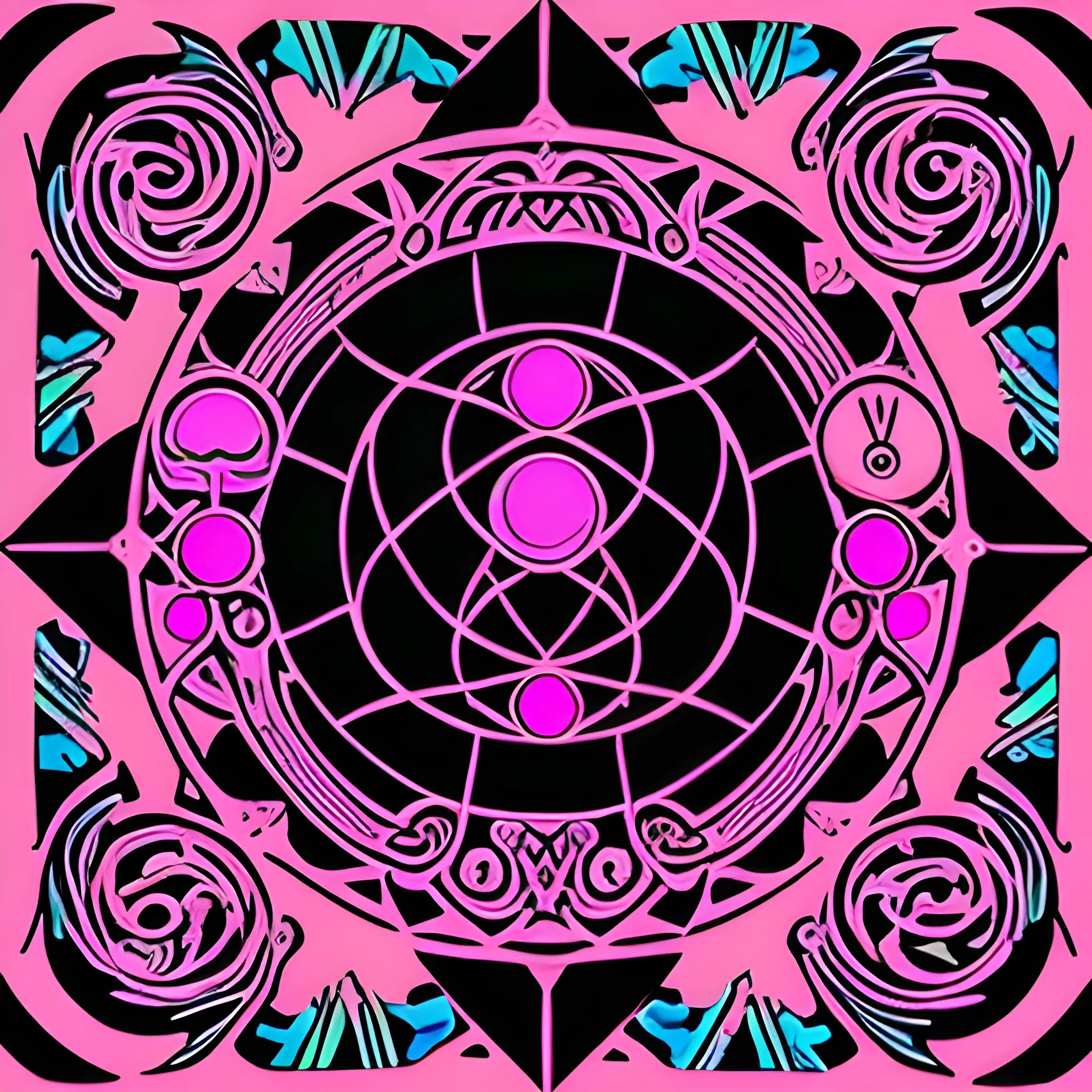 Venus sigil pink, Trippy