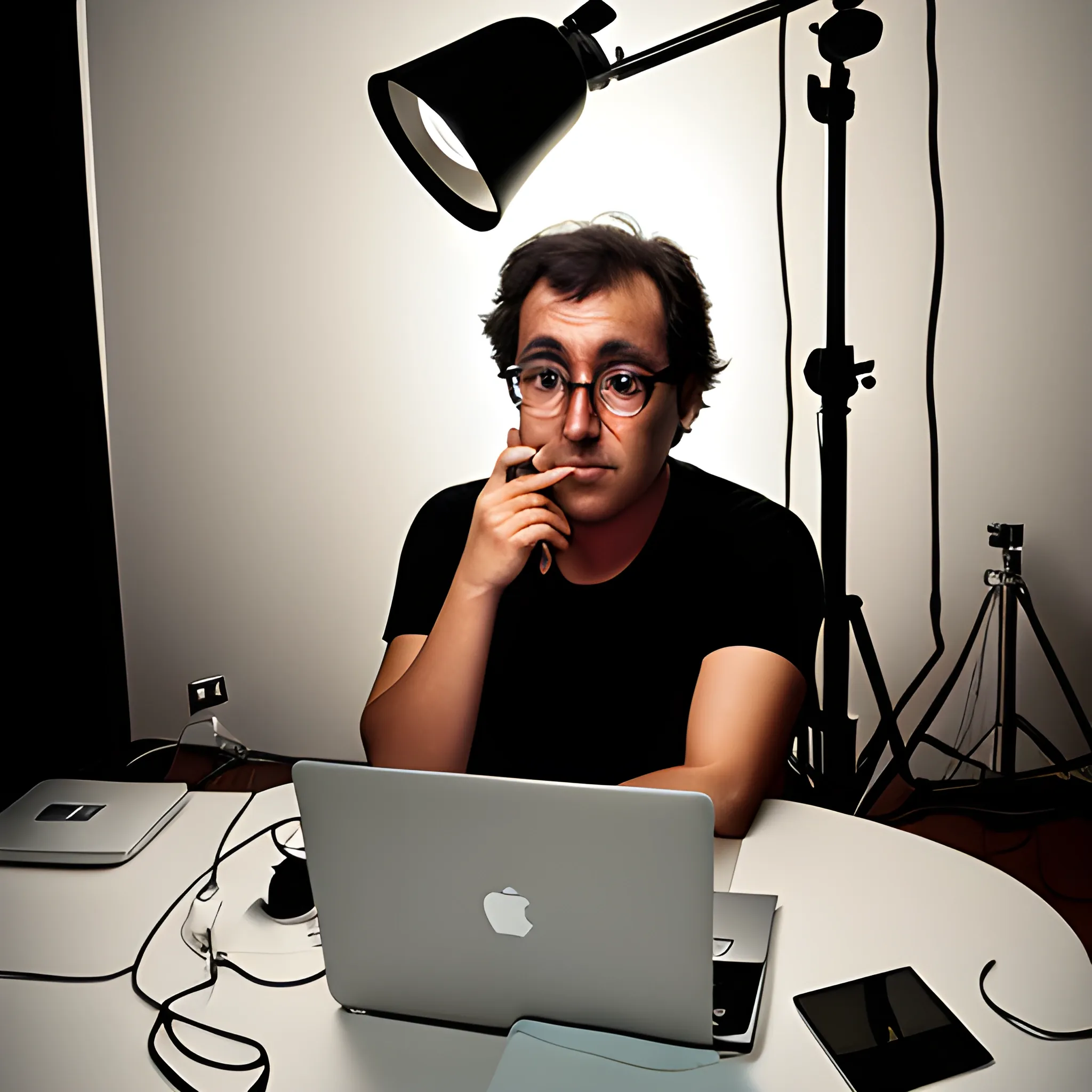 filmmaker, sony camera, macbook, brazil, tube light, 