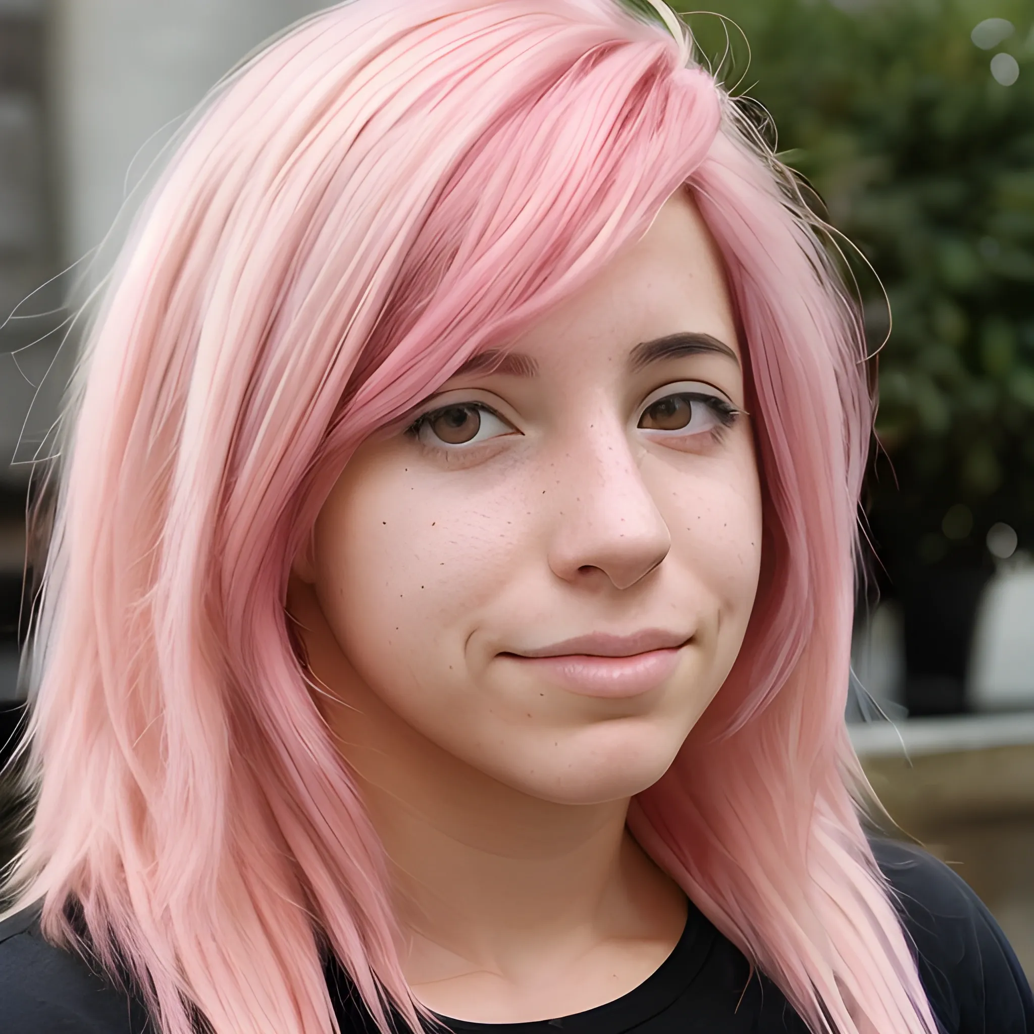 Female Spanish Pink Hair Arthub ai