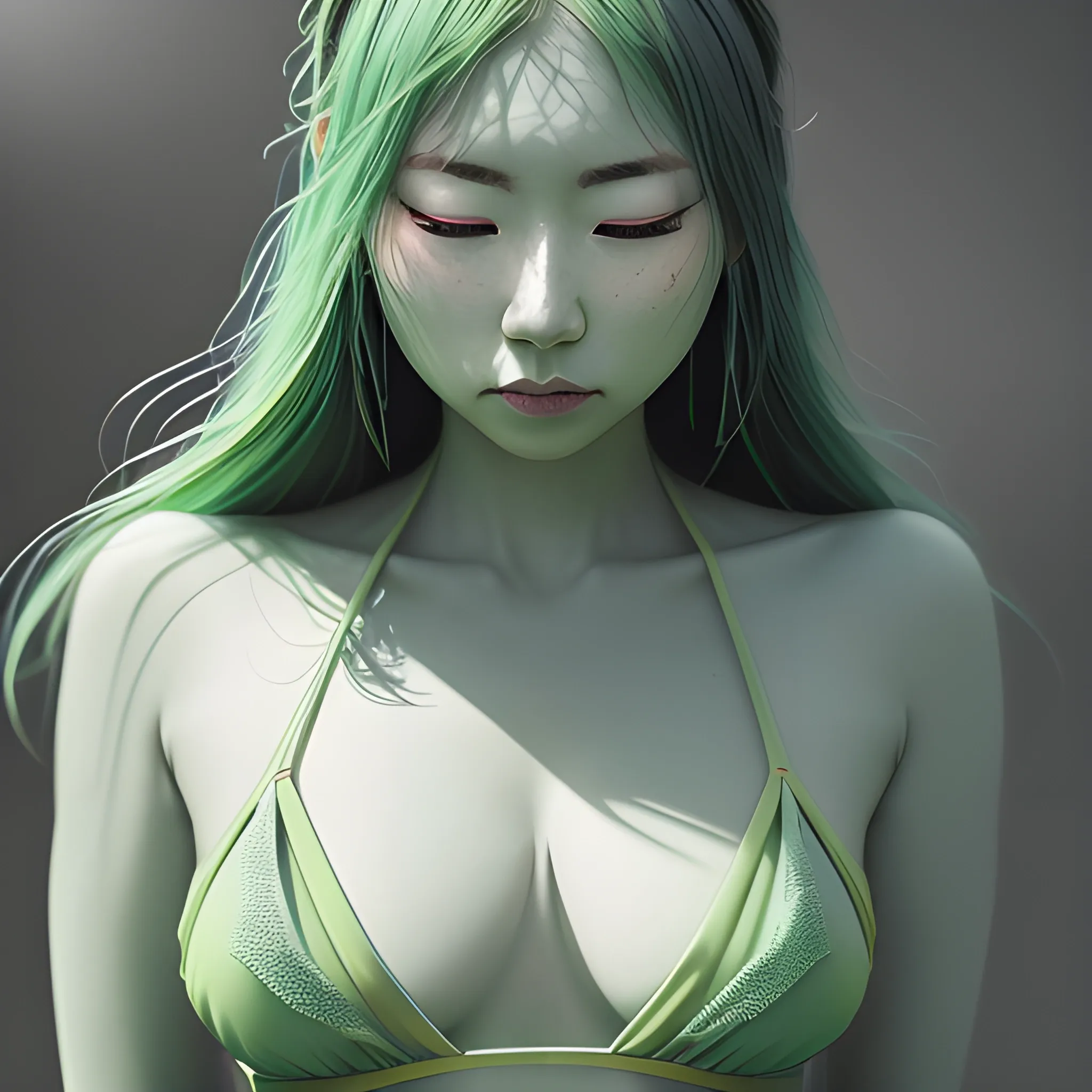 Crowdsourced AI Art - medium size boobs 