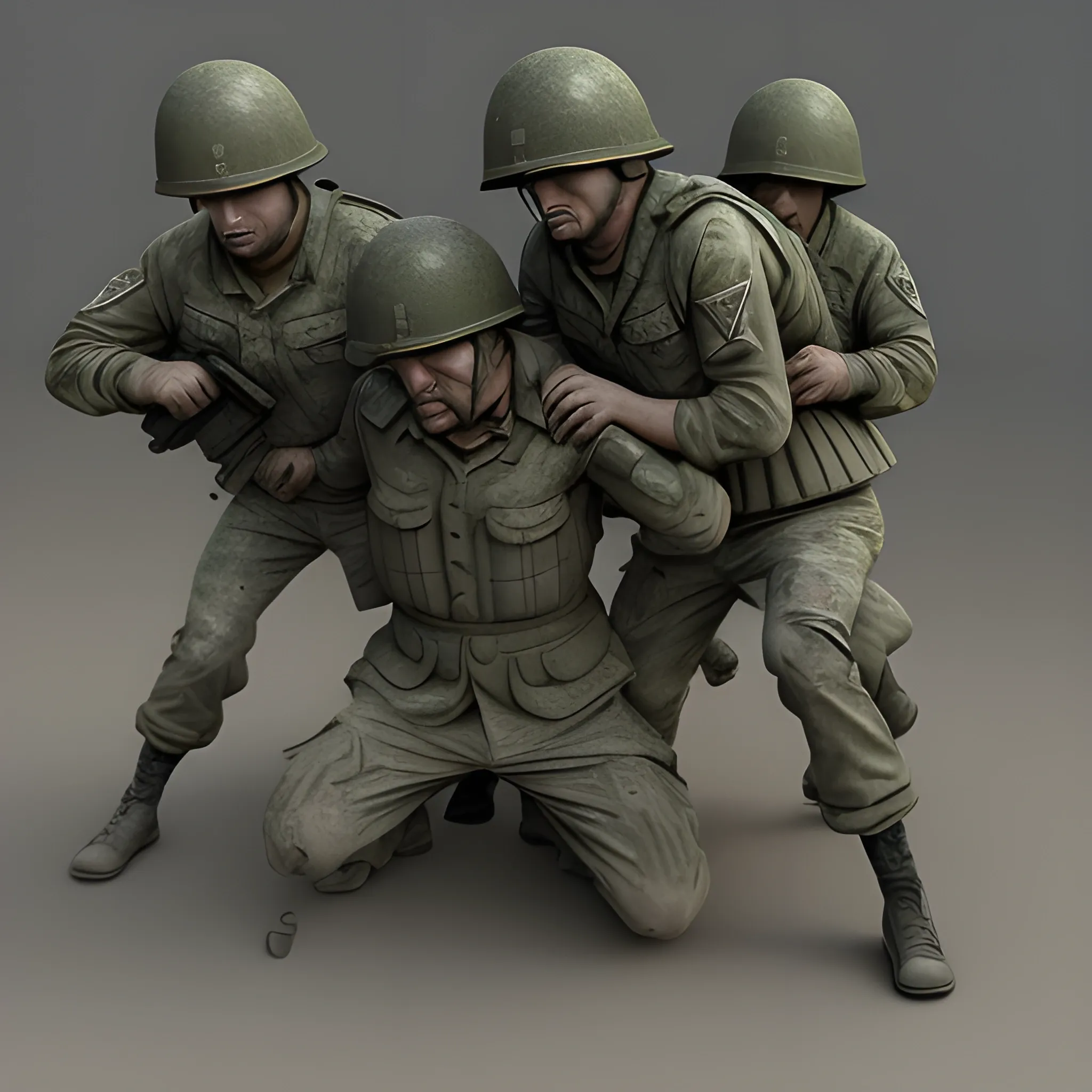 Showing the brutality of war, 3D