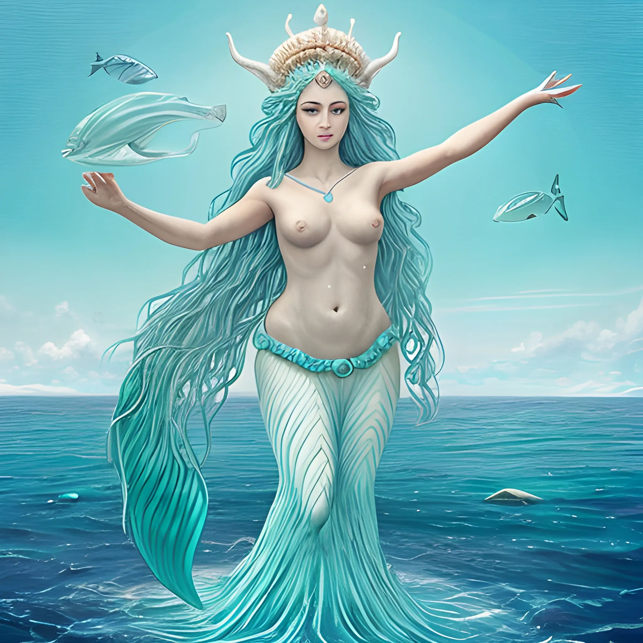 A sea goddess