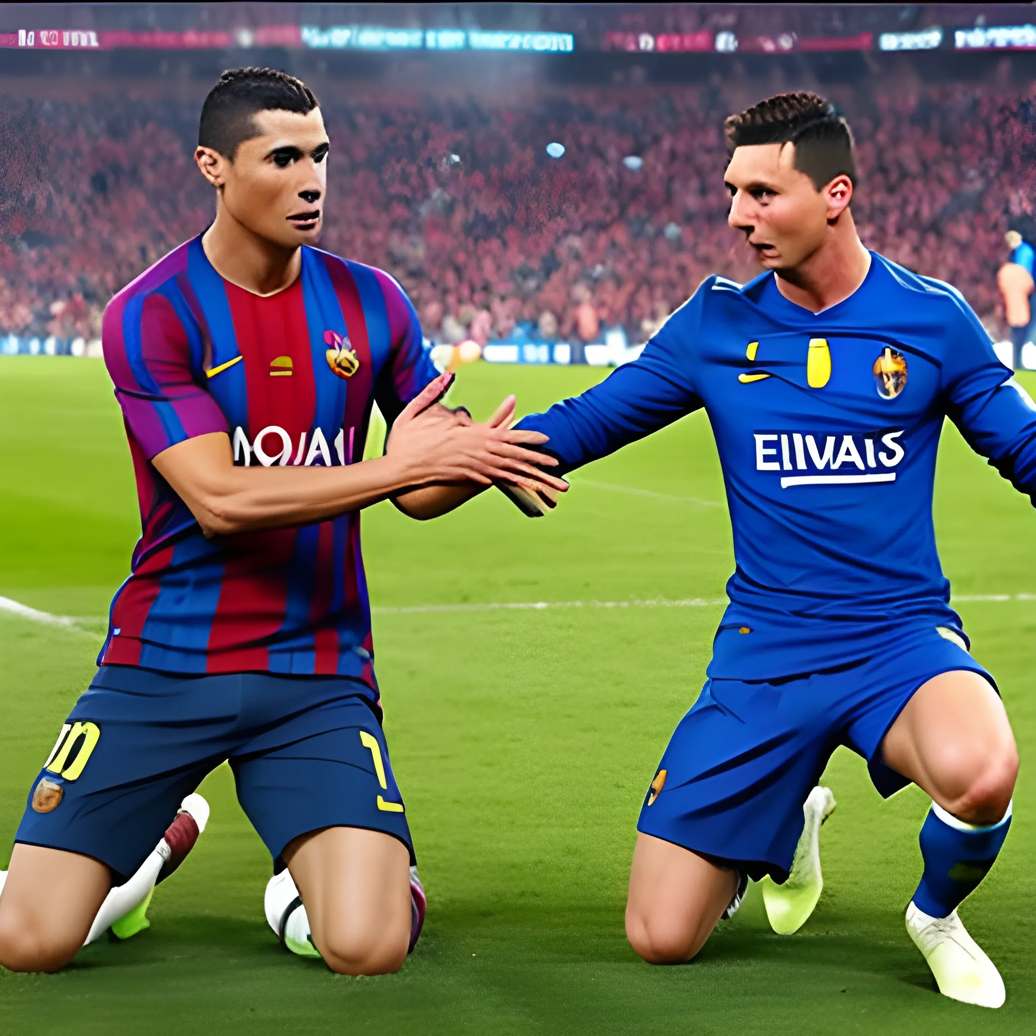 Cristiano Ronaldo ve Messi tek kişi olsaydı nasıl görünürdü 